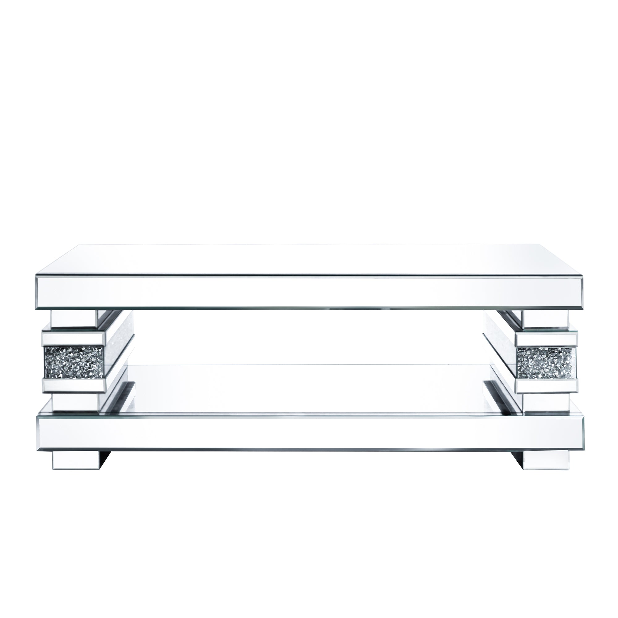 VANITII Mirrored Coffee Table