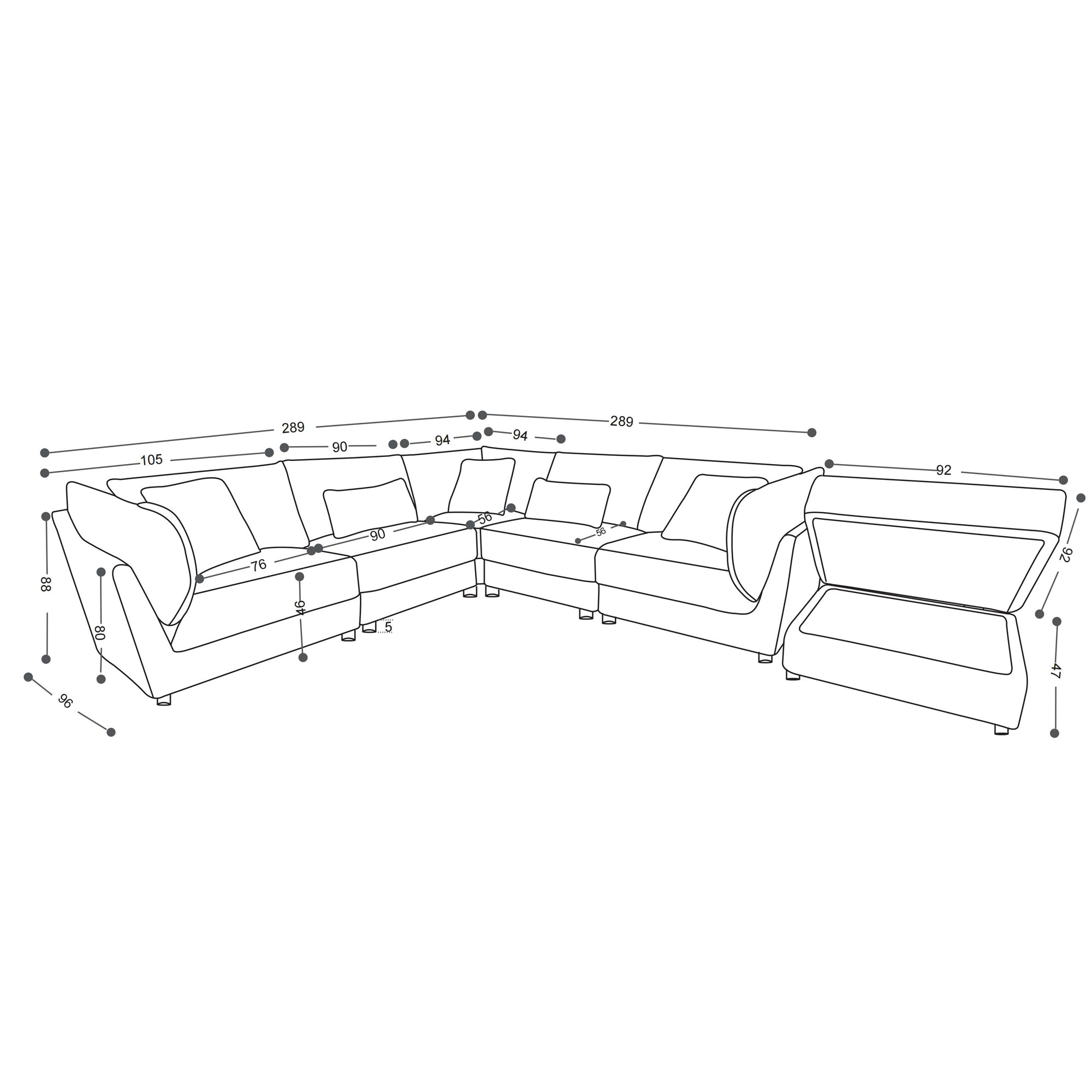 Sectional sofa