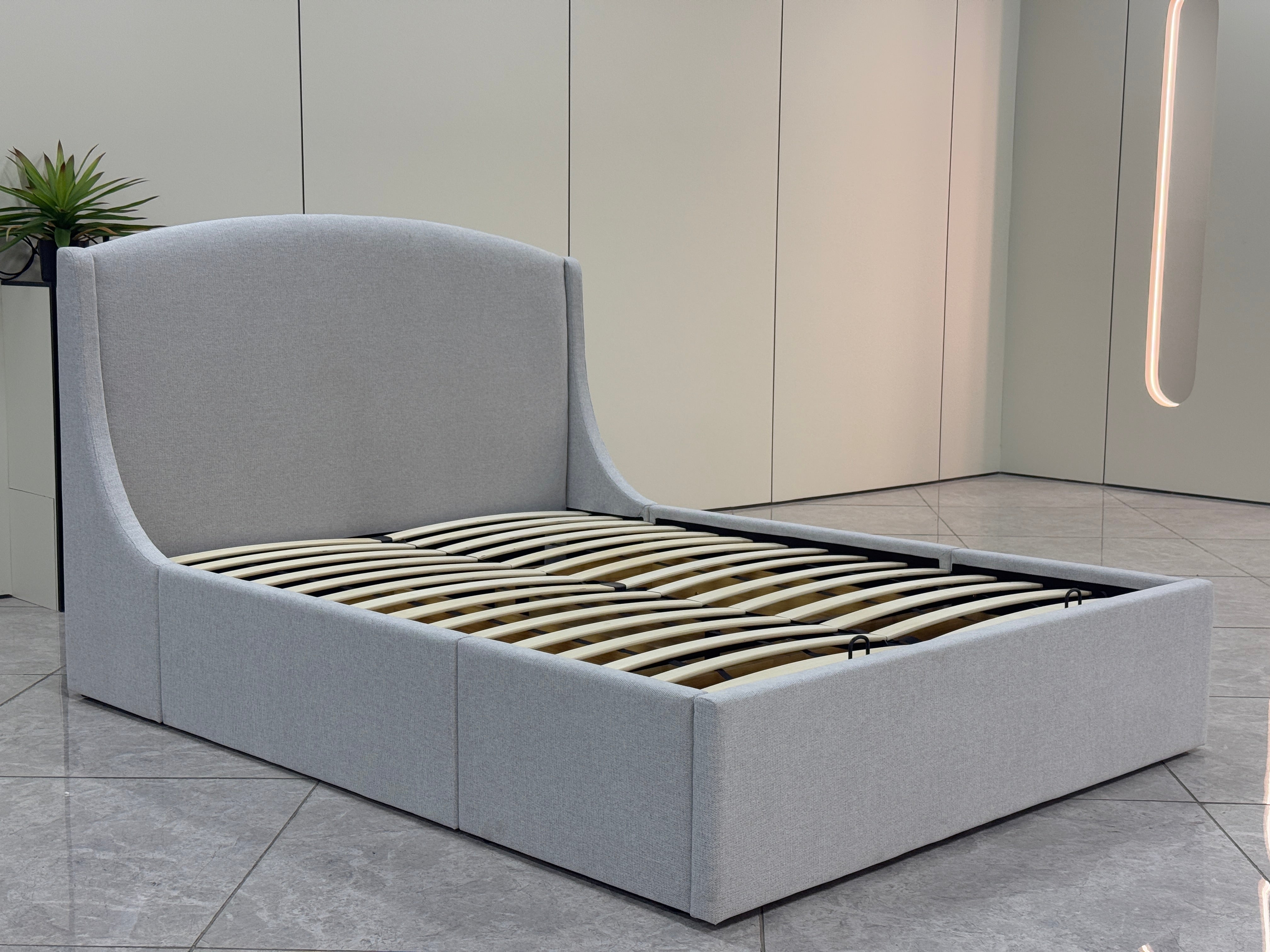 Sleek Multi-Drawer Bed