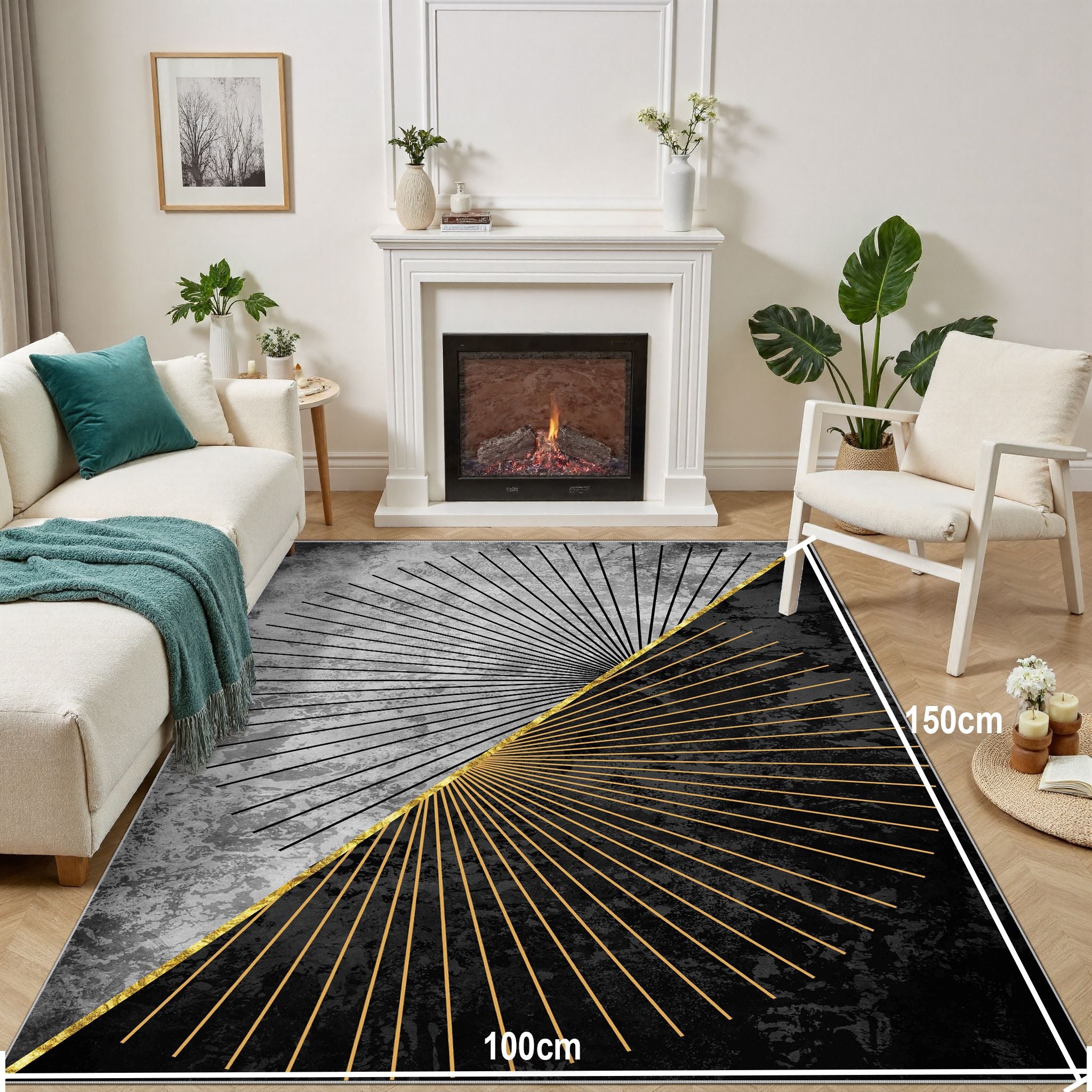 Crystal Velvet Area Rugs