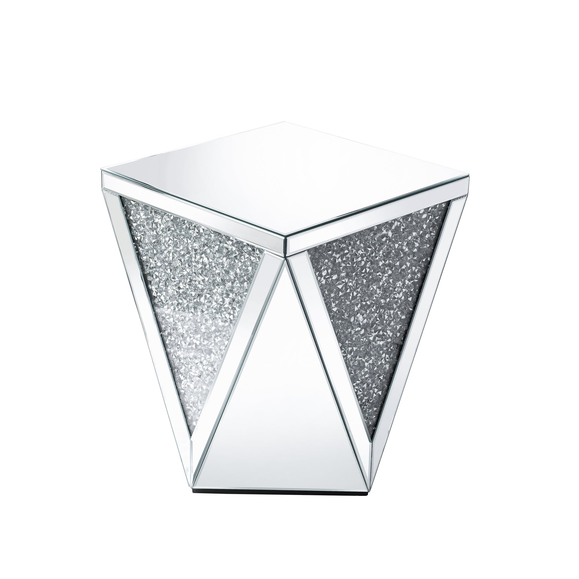 VANITII Crushed Diamond Side Table