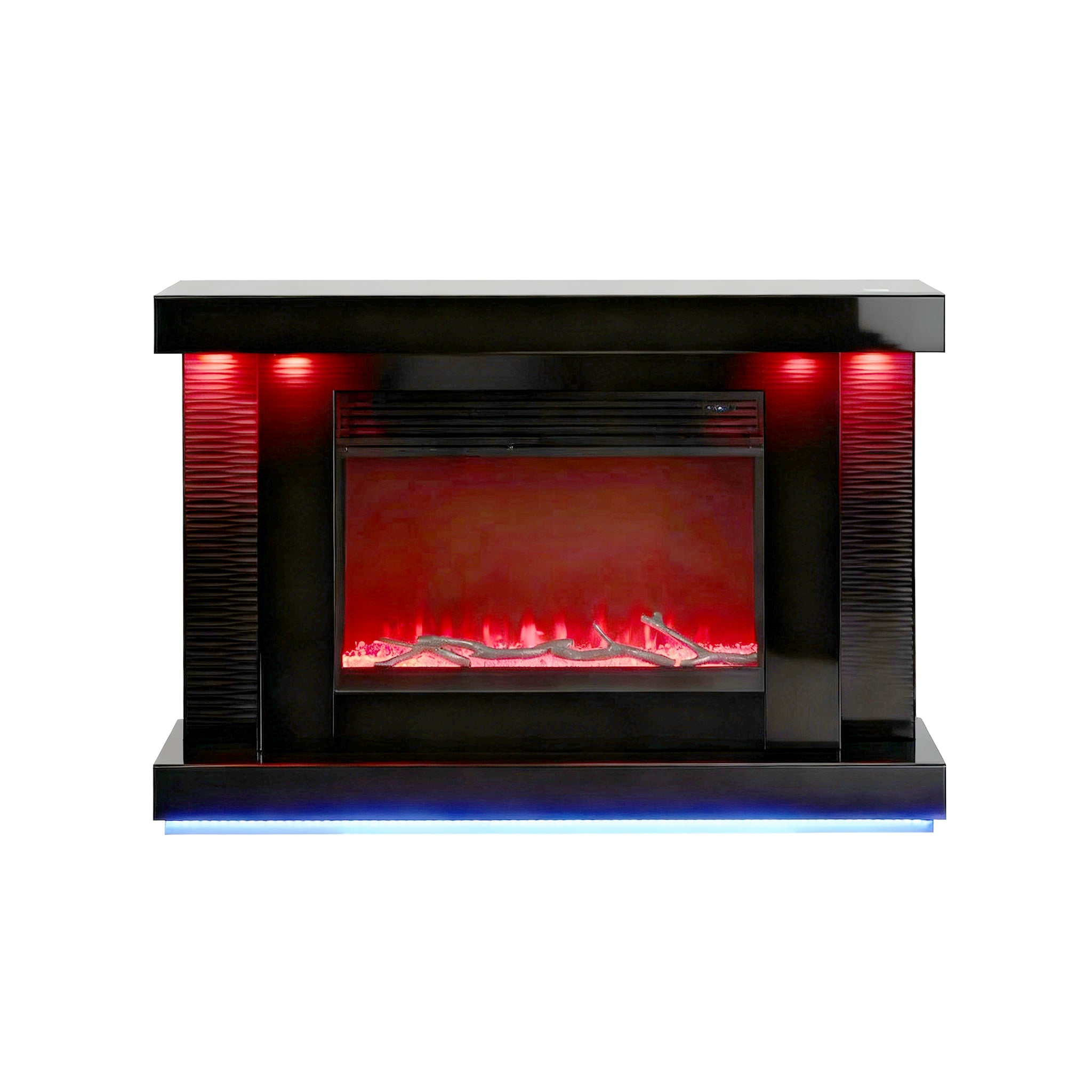 VANITII Multi-Flame Colors TV Stand with Fireplace