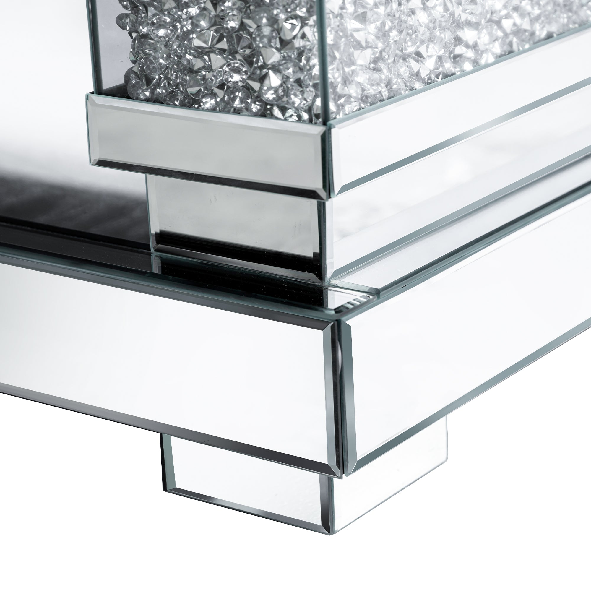 VANITII Mirrored Coffee Table