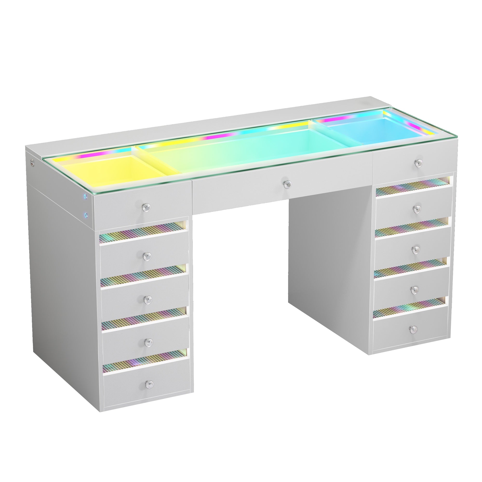 VANITII Fenair Vanity Desk with RGB light