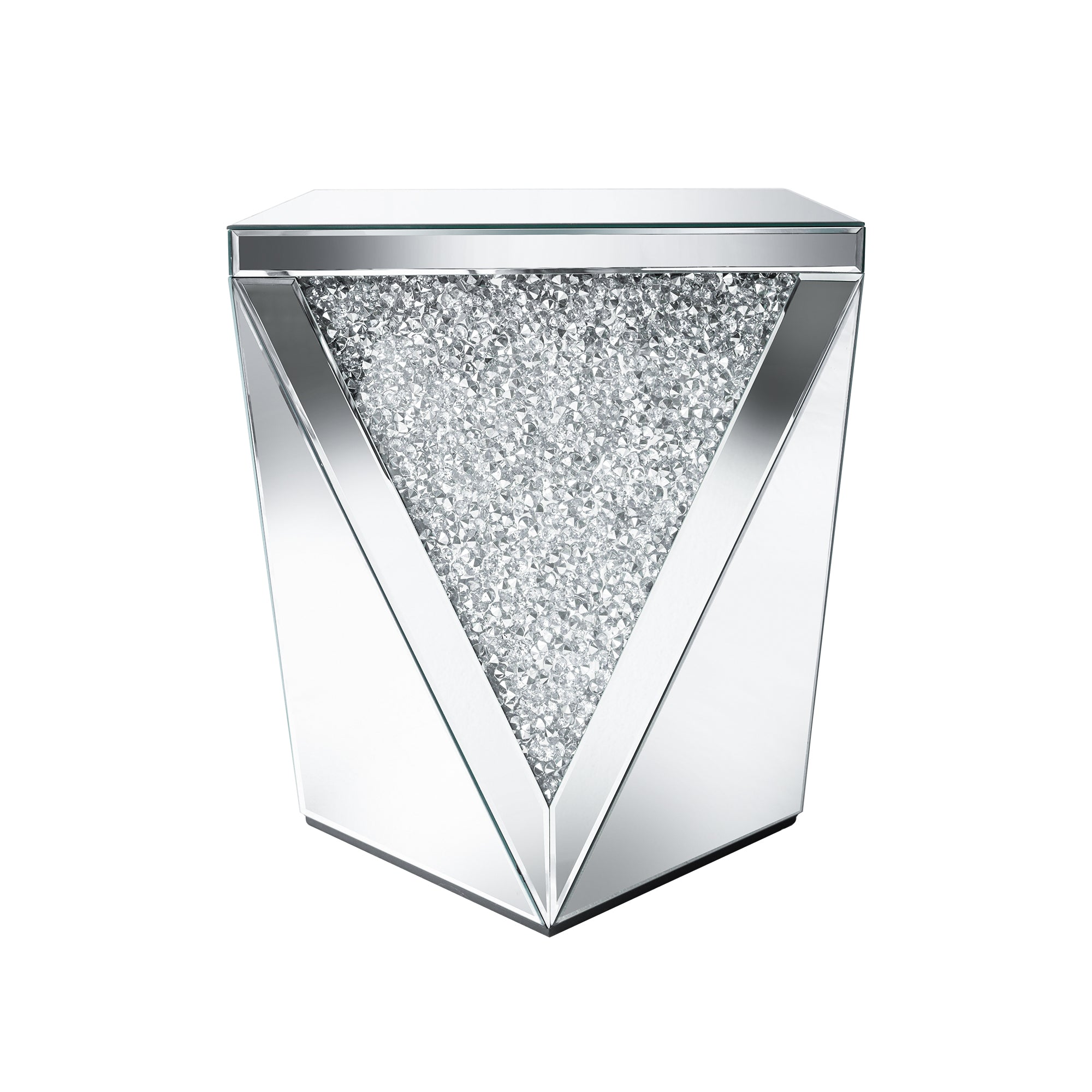 VANITII Crushed Diamond Side Table