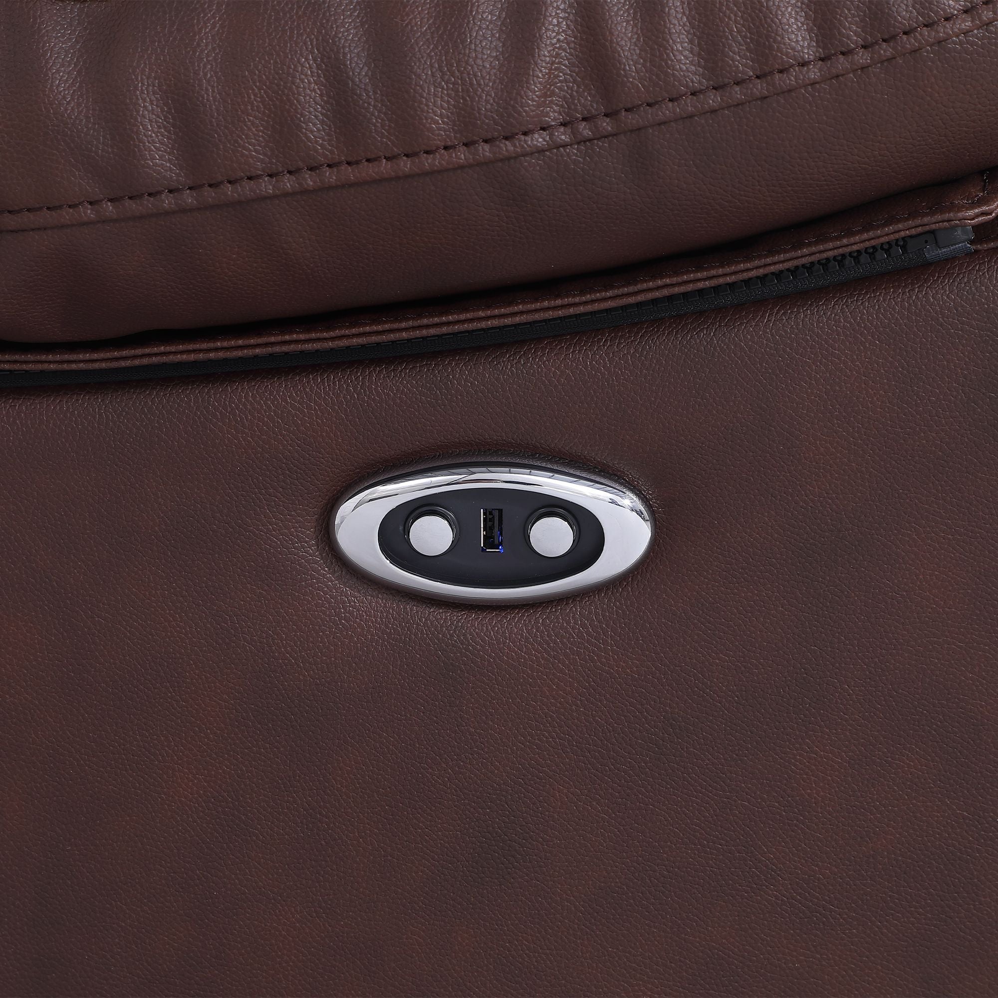 Power Recliner Loveseat MR2041W Brown