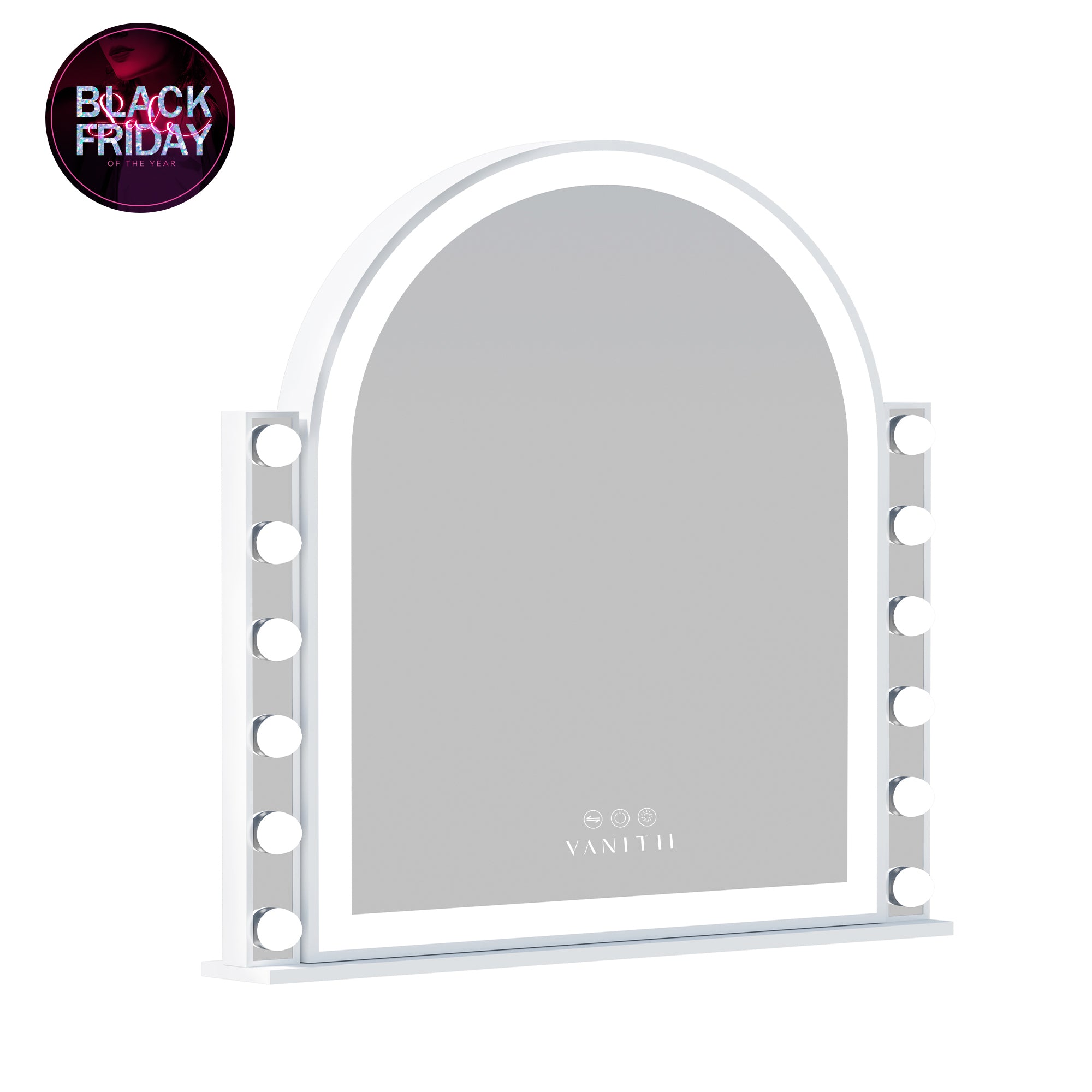 VANITII Arch Design BK Led Vanity Mirror