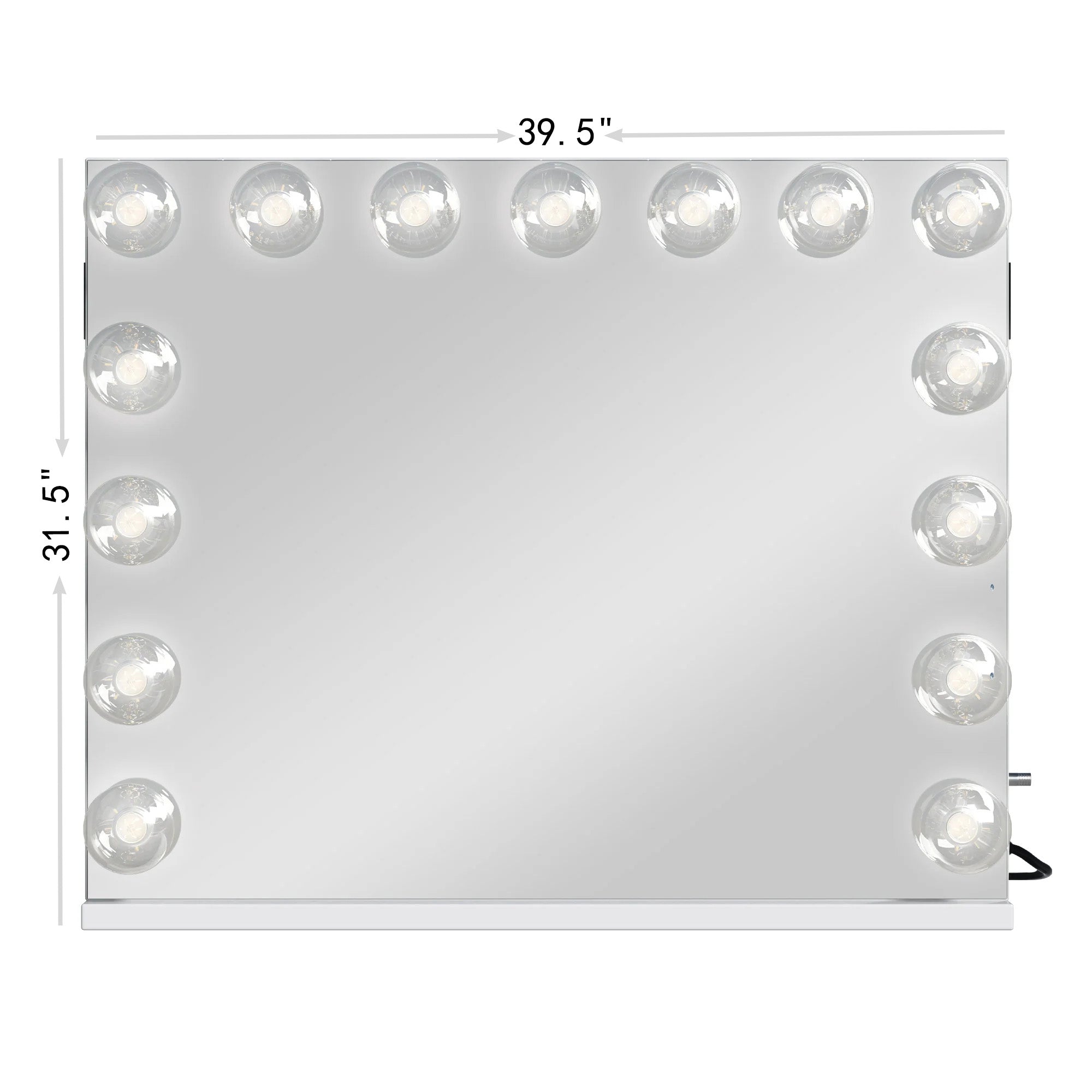 VANITII Marilyn Hollywood Vanity Mirror Pro Max with 15 PCS G95FLM Bulbs