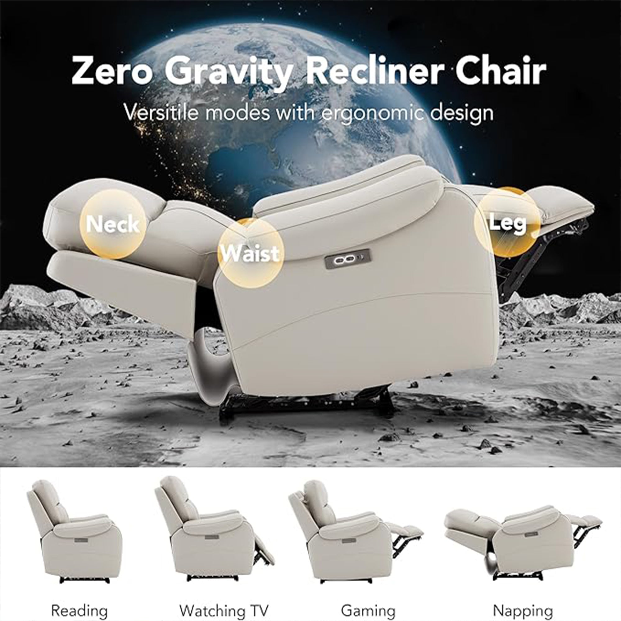 Large Power Zero Gravity Recliner Chair