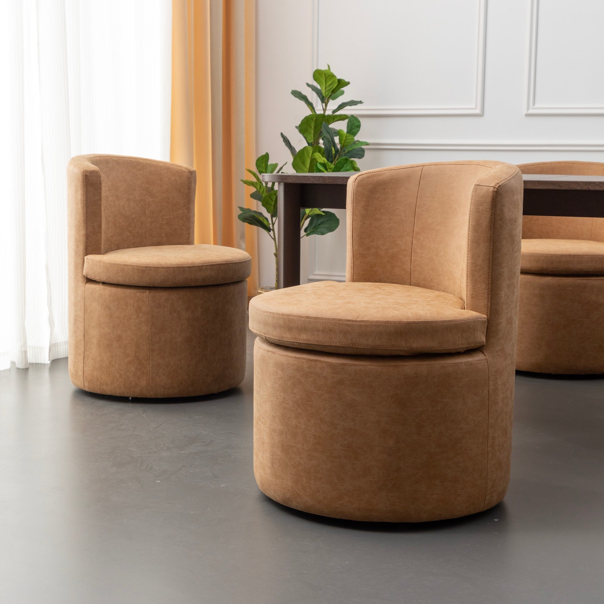 Faux Leather Dining Chair