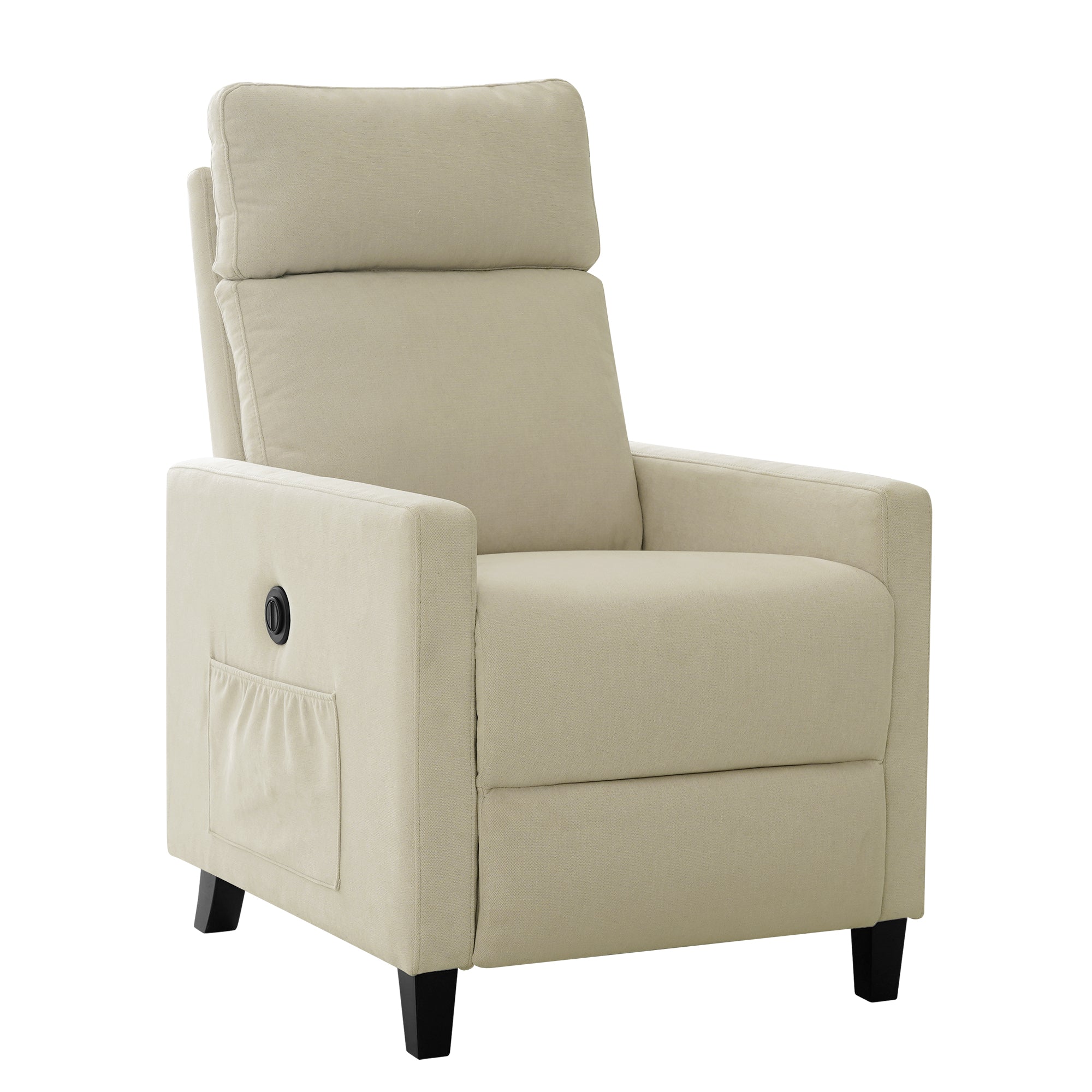 Single electric recliner