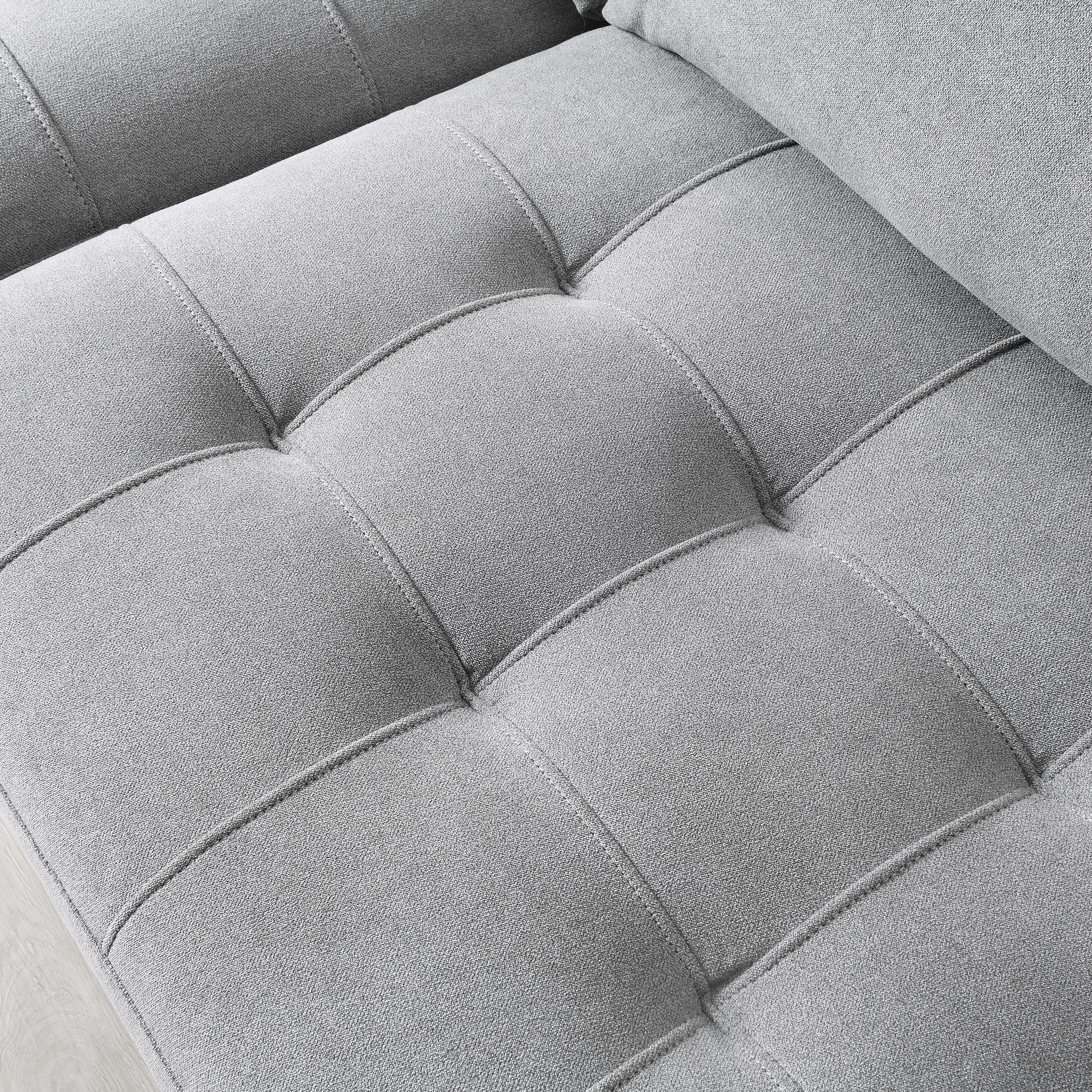 Tisdale Modular Sectional 7-piece Dark Grey with Storage Ottoman