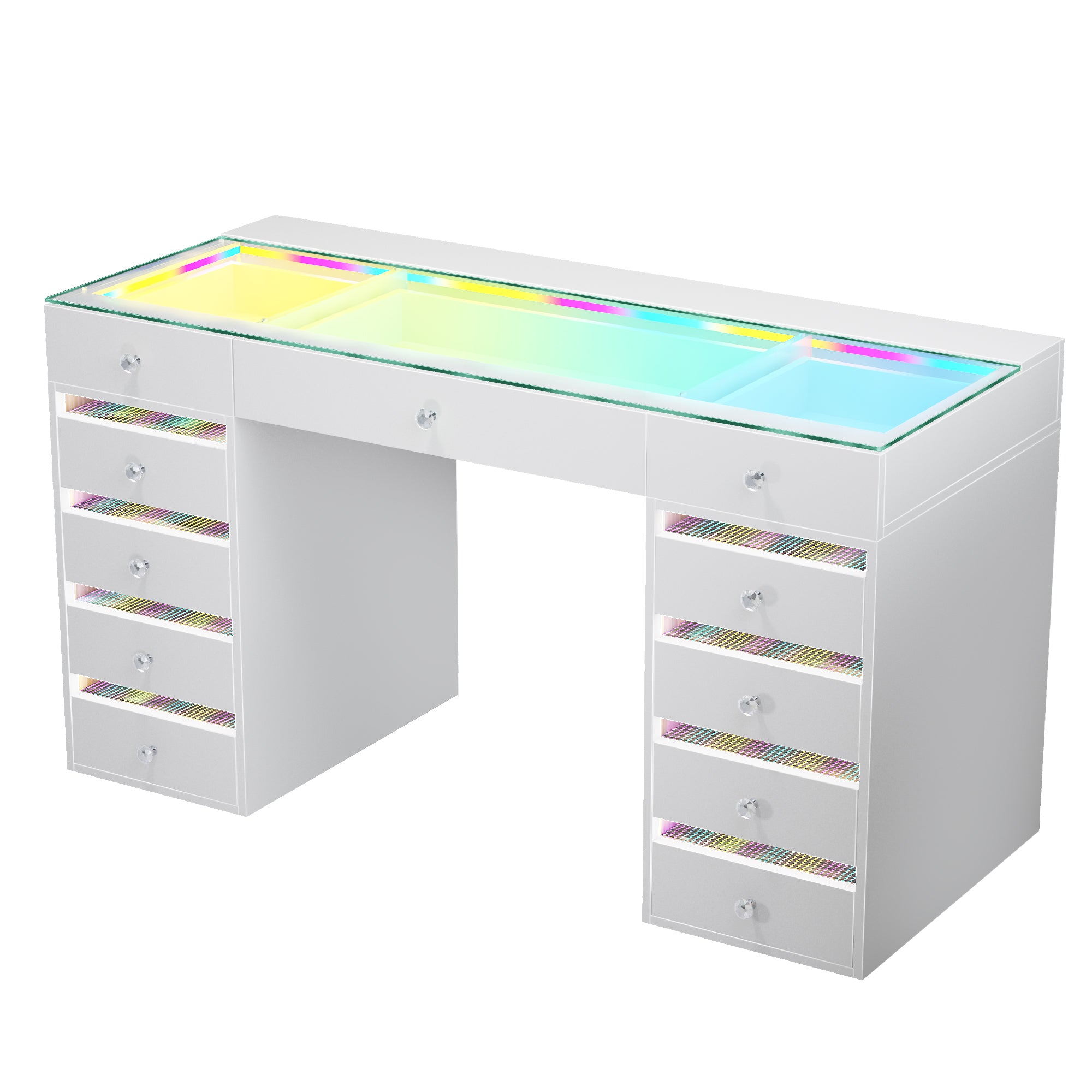 VANITII Fenair Vanity Desk with RGB light