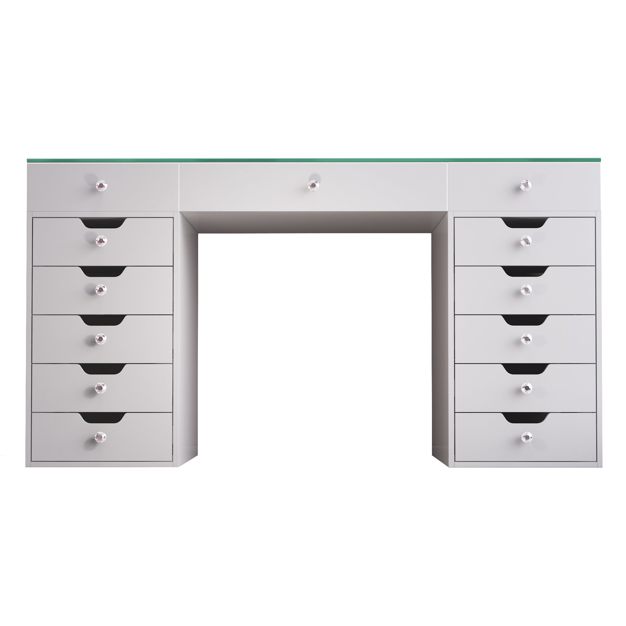 VANITII Eva-RGB Vanity Desk Pro - 13 Storage Drawers