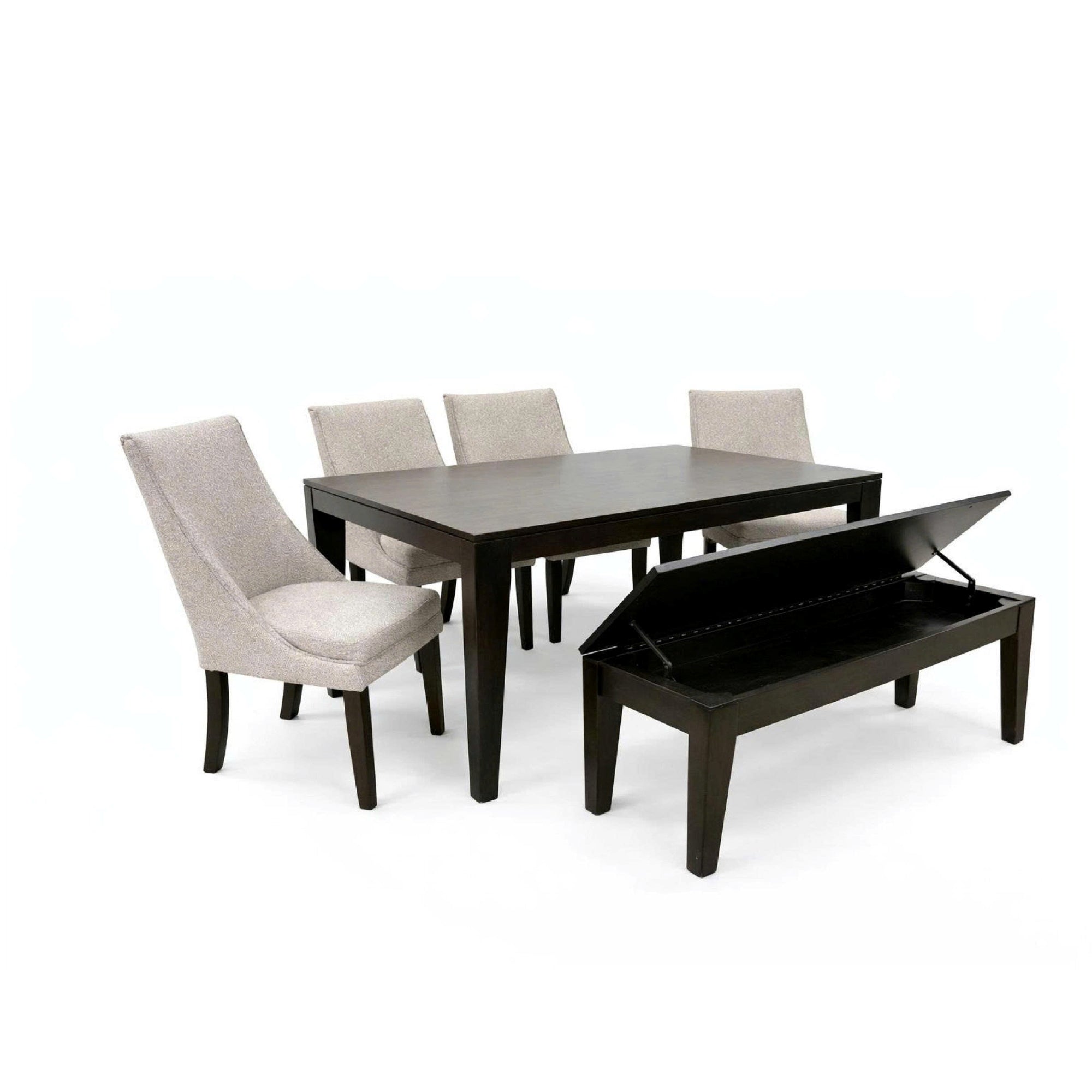 DINING BENCH WITH HIDDEN STORAGE