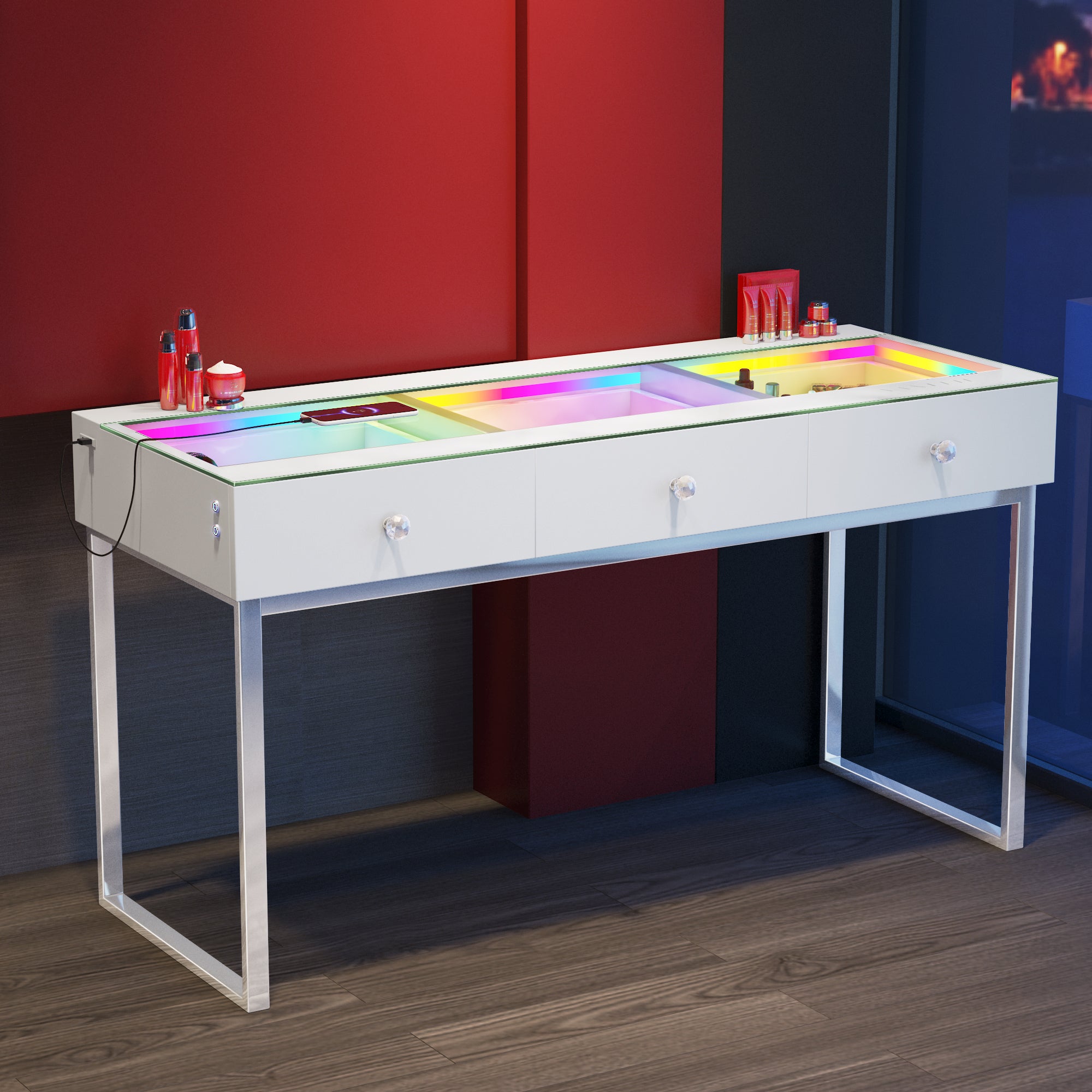 VANITII Billie Vanity Desk Pro - 3 Storage Drawers