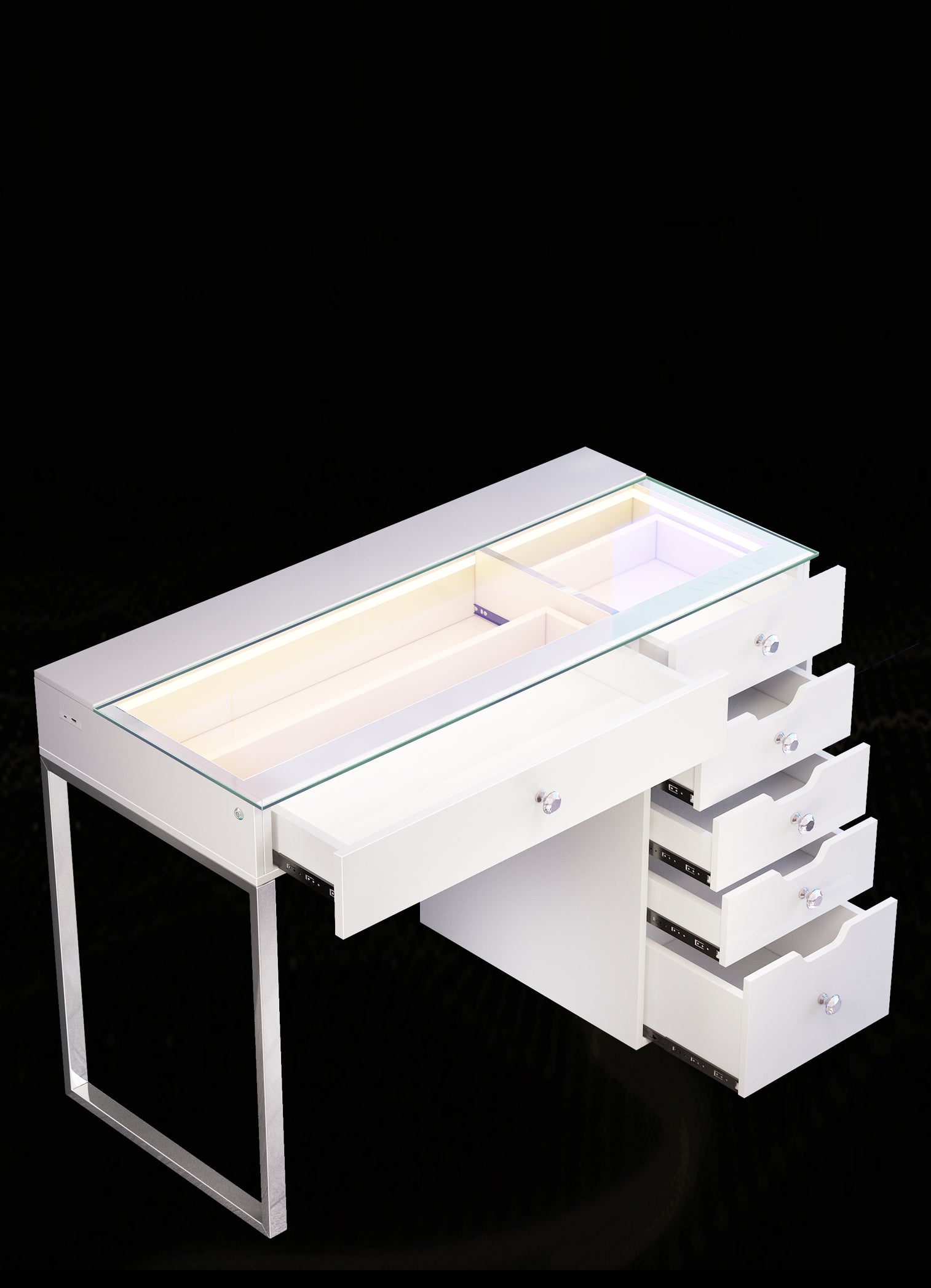 VANITII Diana Vanity Desk - Vanity Desk With Mirror - Vanity Desks