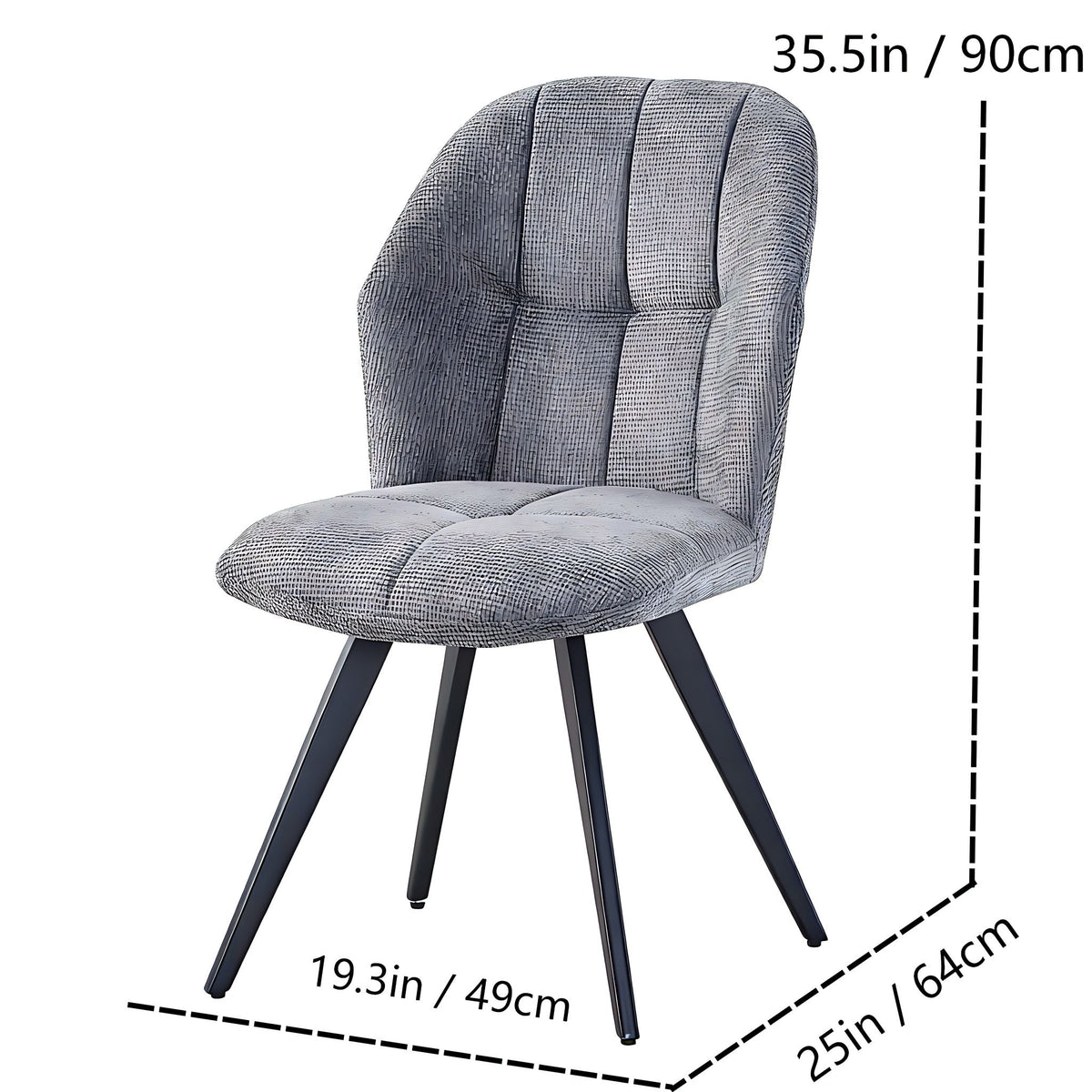 Fabric Side Chairs-4PCS/CTN