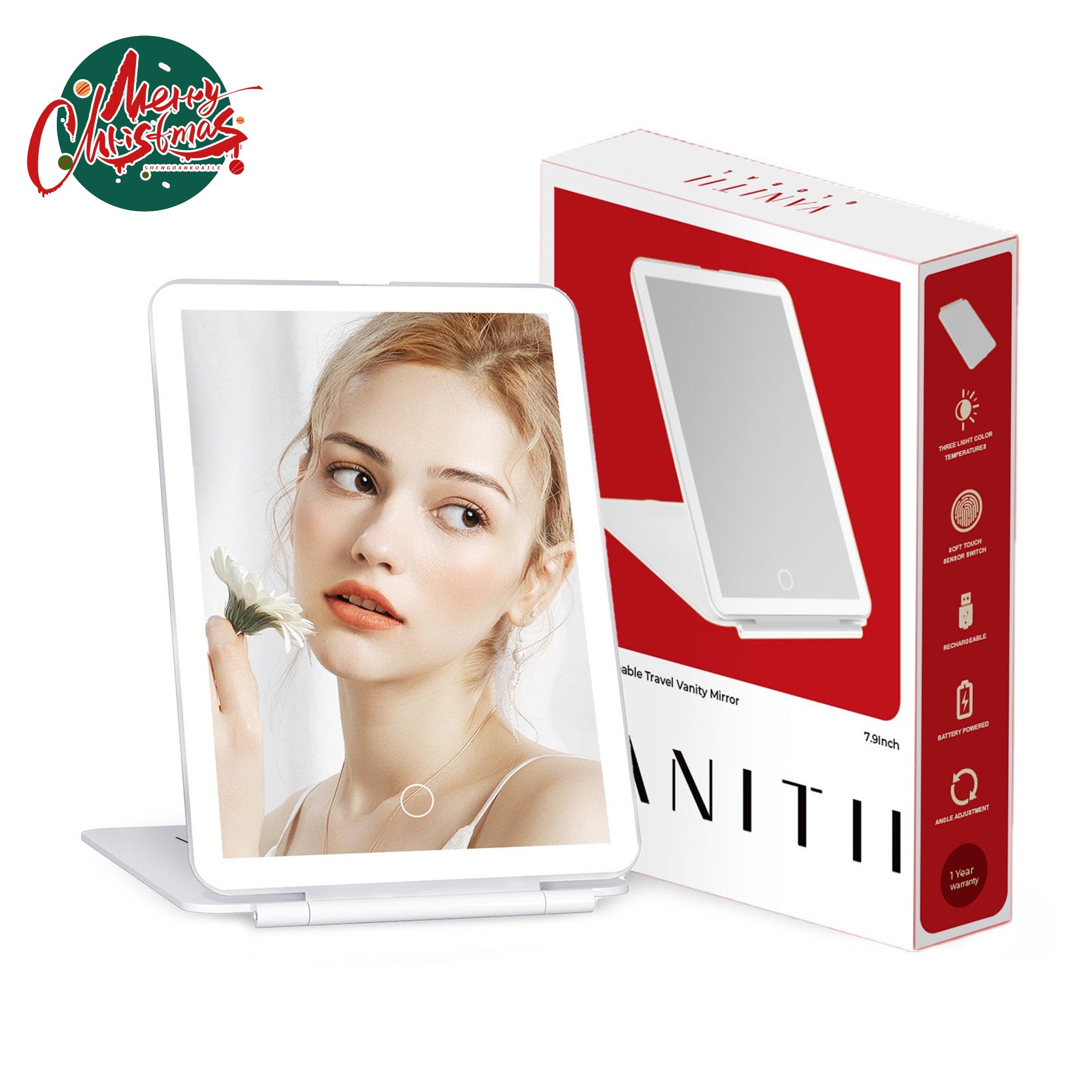 VANITII iPad Mini LED Makeup Mirror