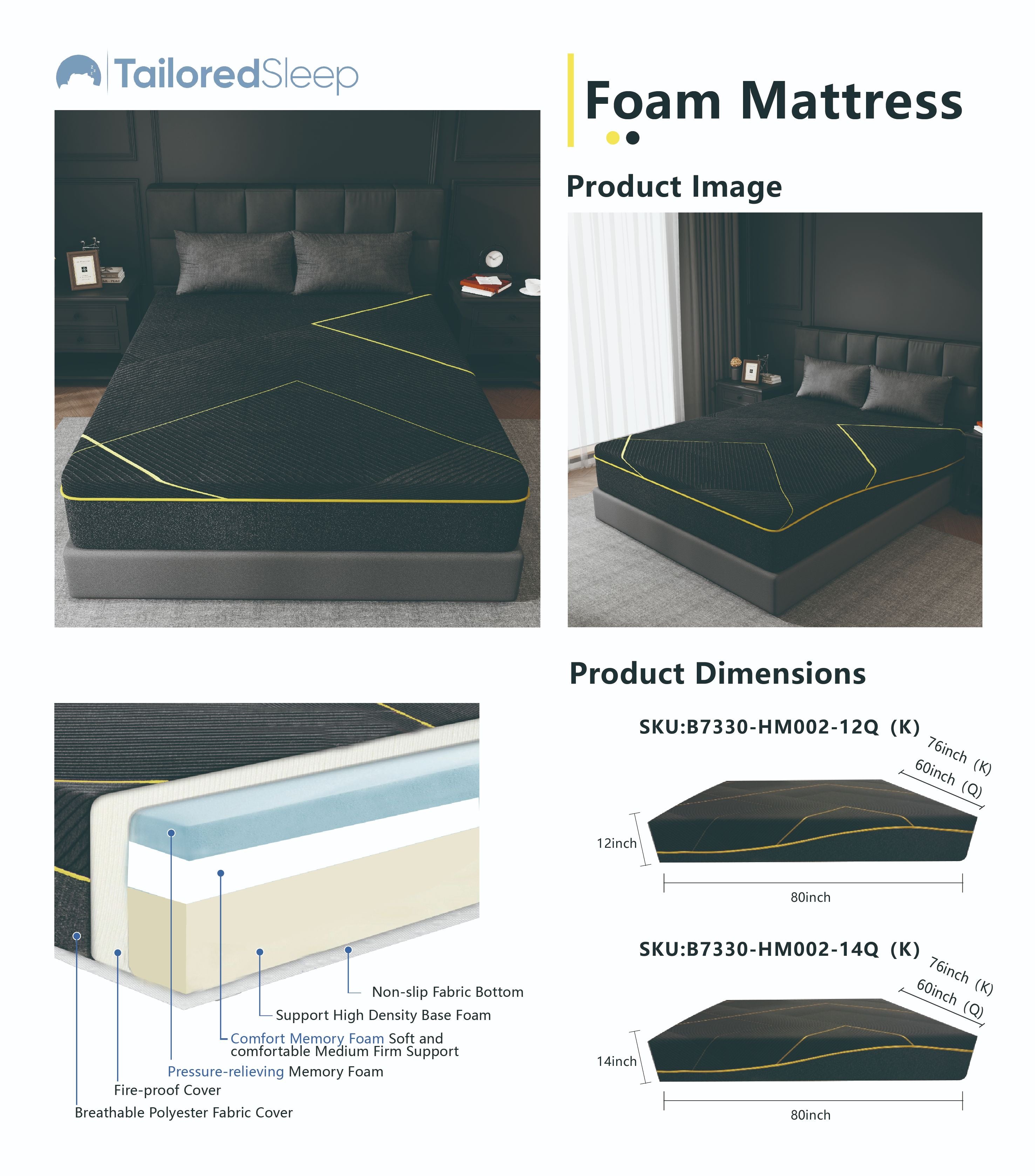 Sponge mattress-HM002