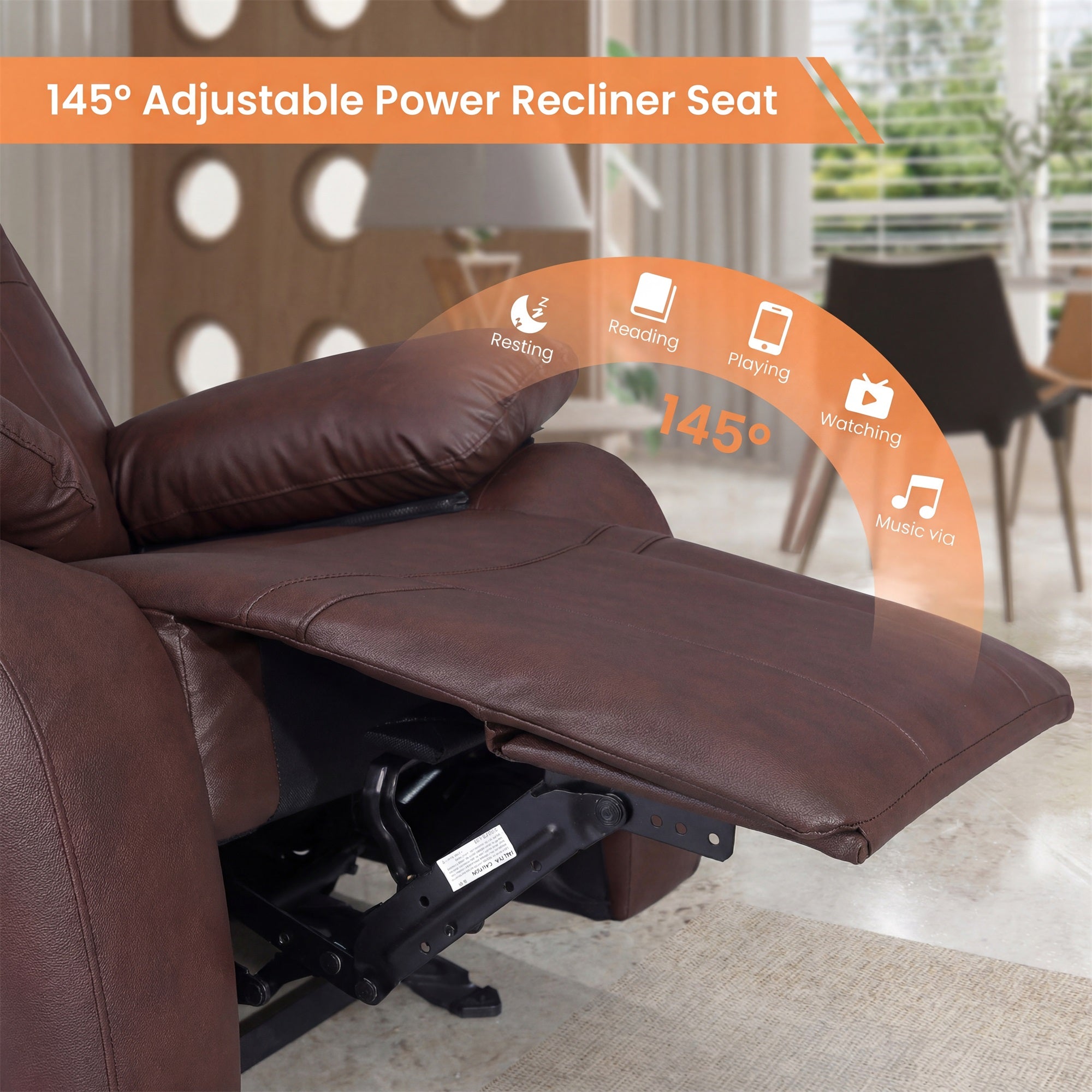 Evian Manual Recliner sofa‘s main functions