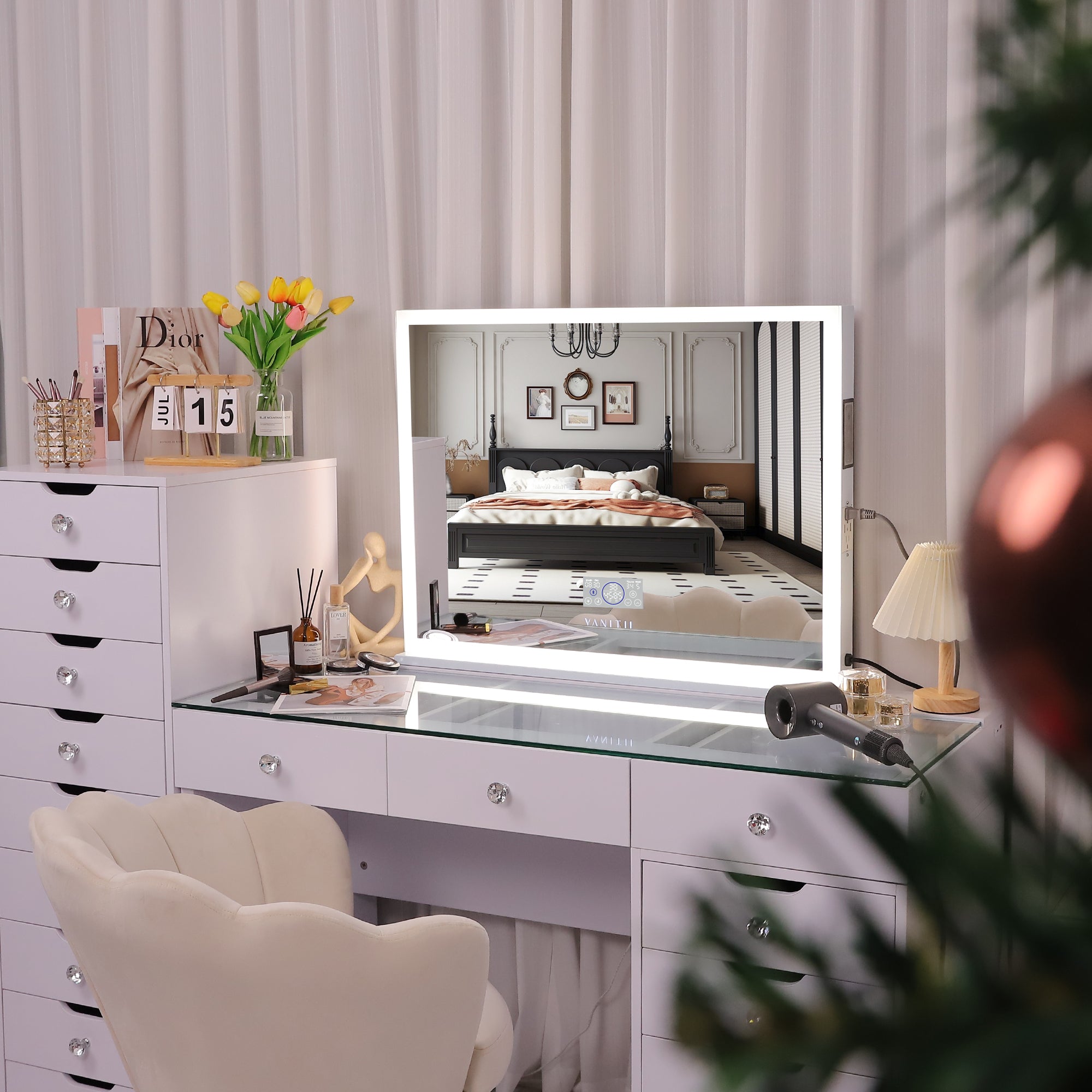 VANITII Hollywood Vanity Mirror with Led Light Strip