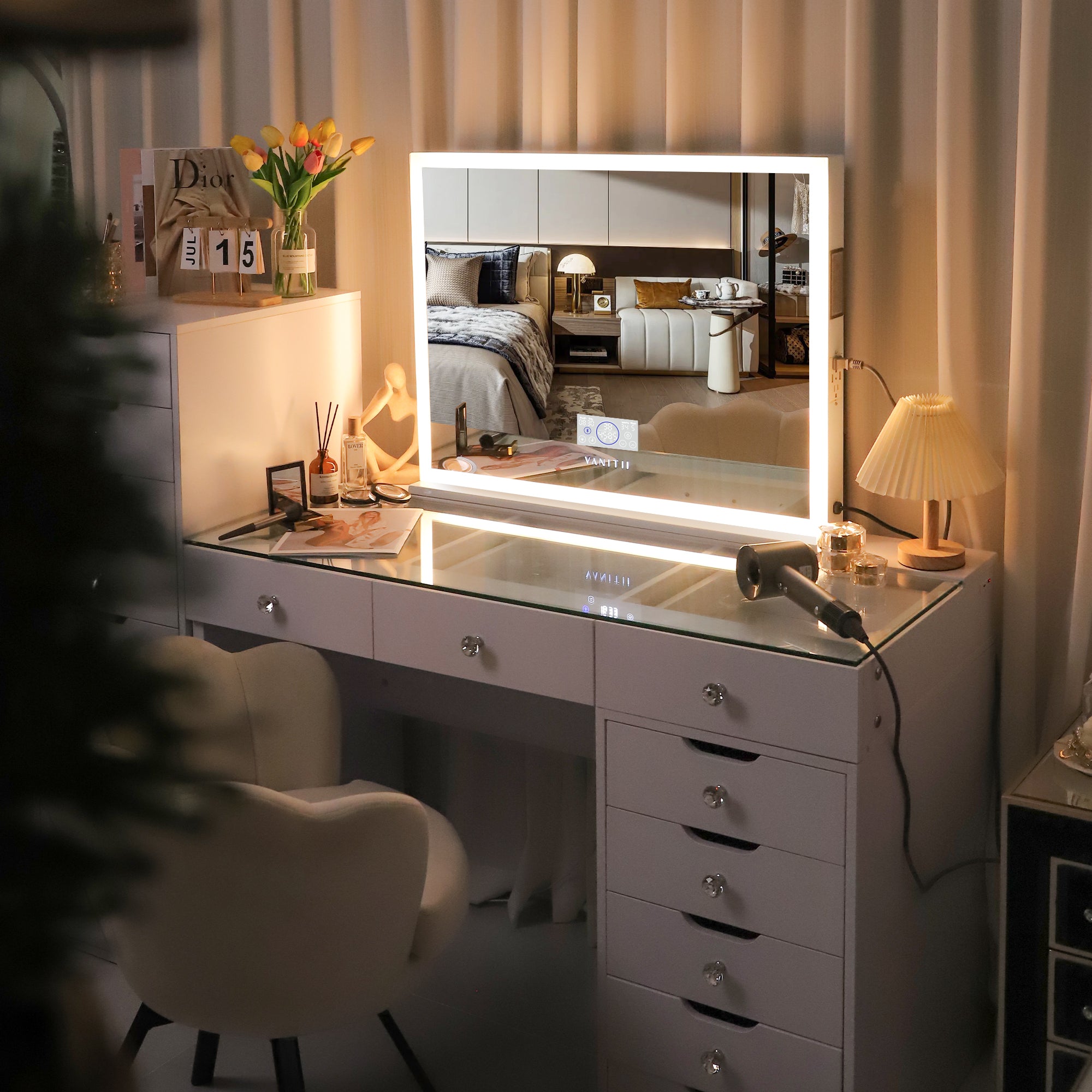 VANITII Hollywood Vanity Mirror with Led Light Strip