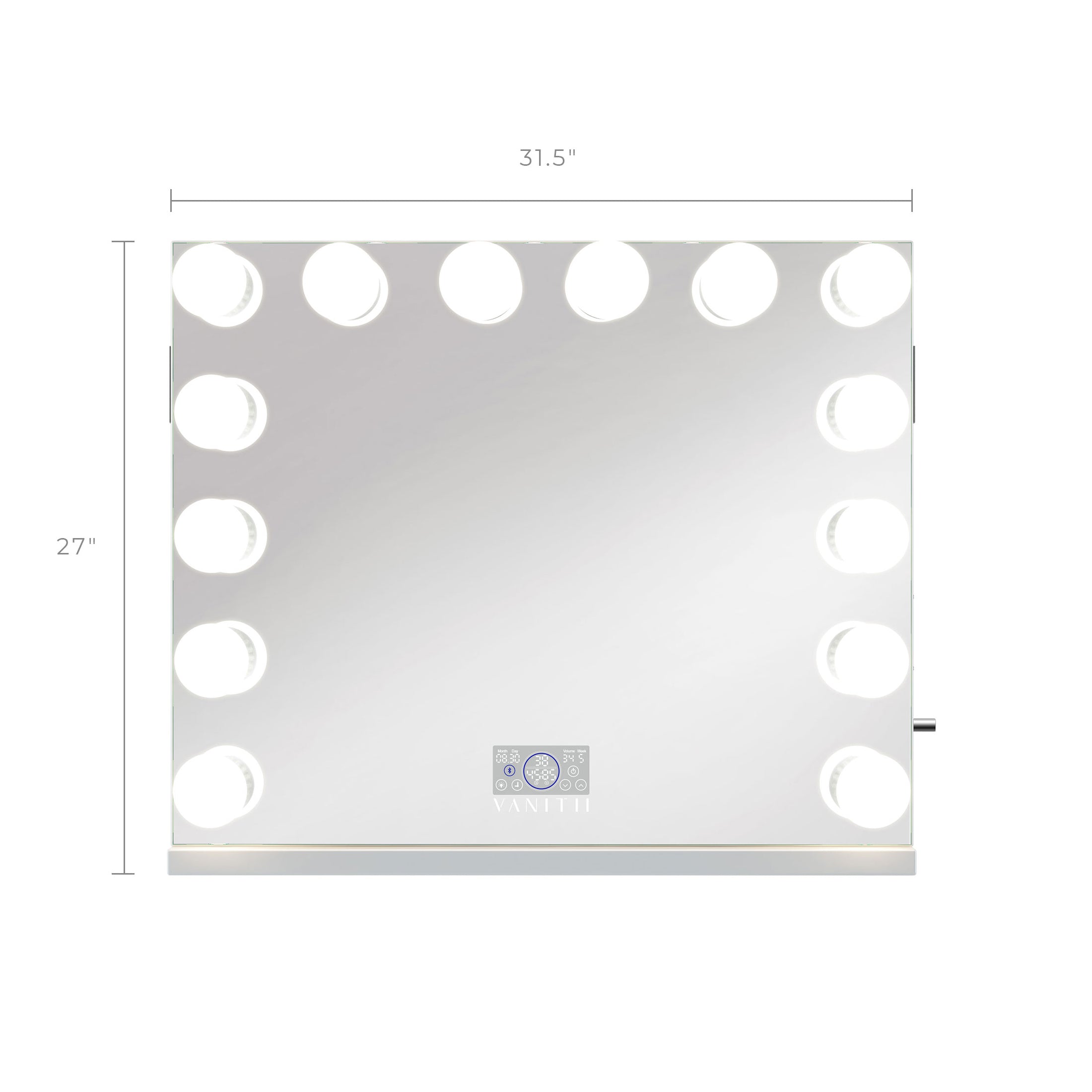 Marilyn Hollywood Vanity Mirror Pro - Tabletop or Wall Mount Vanity Mirror with 14 Dimmable LED Bulbs_VANITII