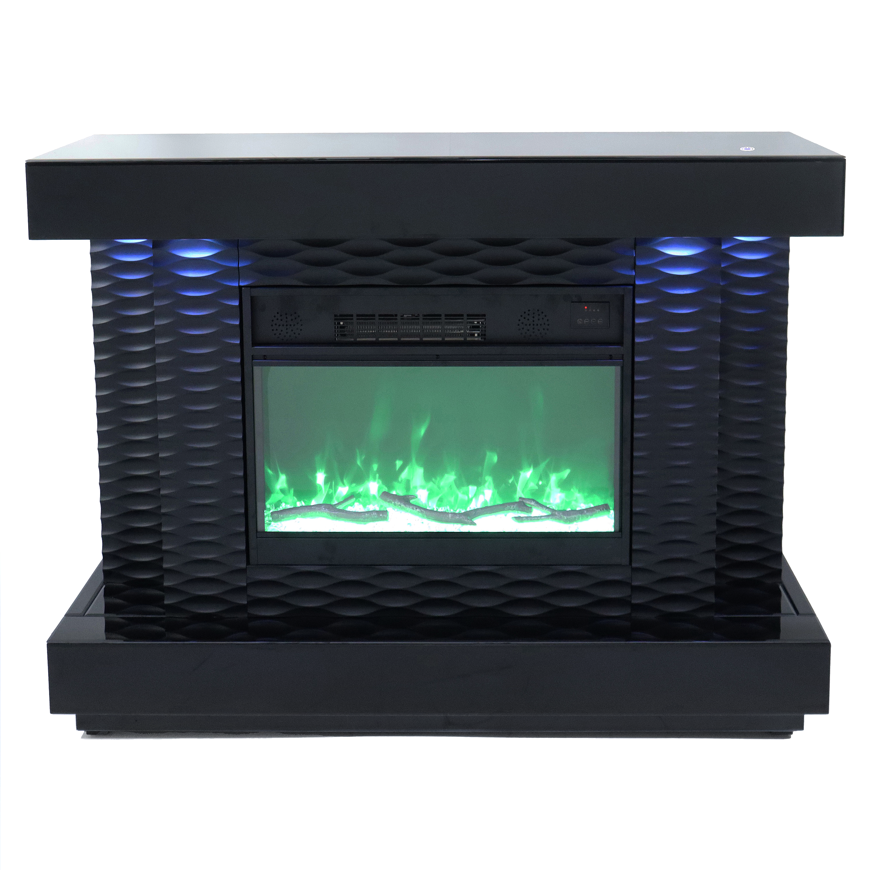 Fully Assembled Multi-Flame Colors TV Stand with Fireplace