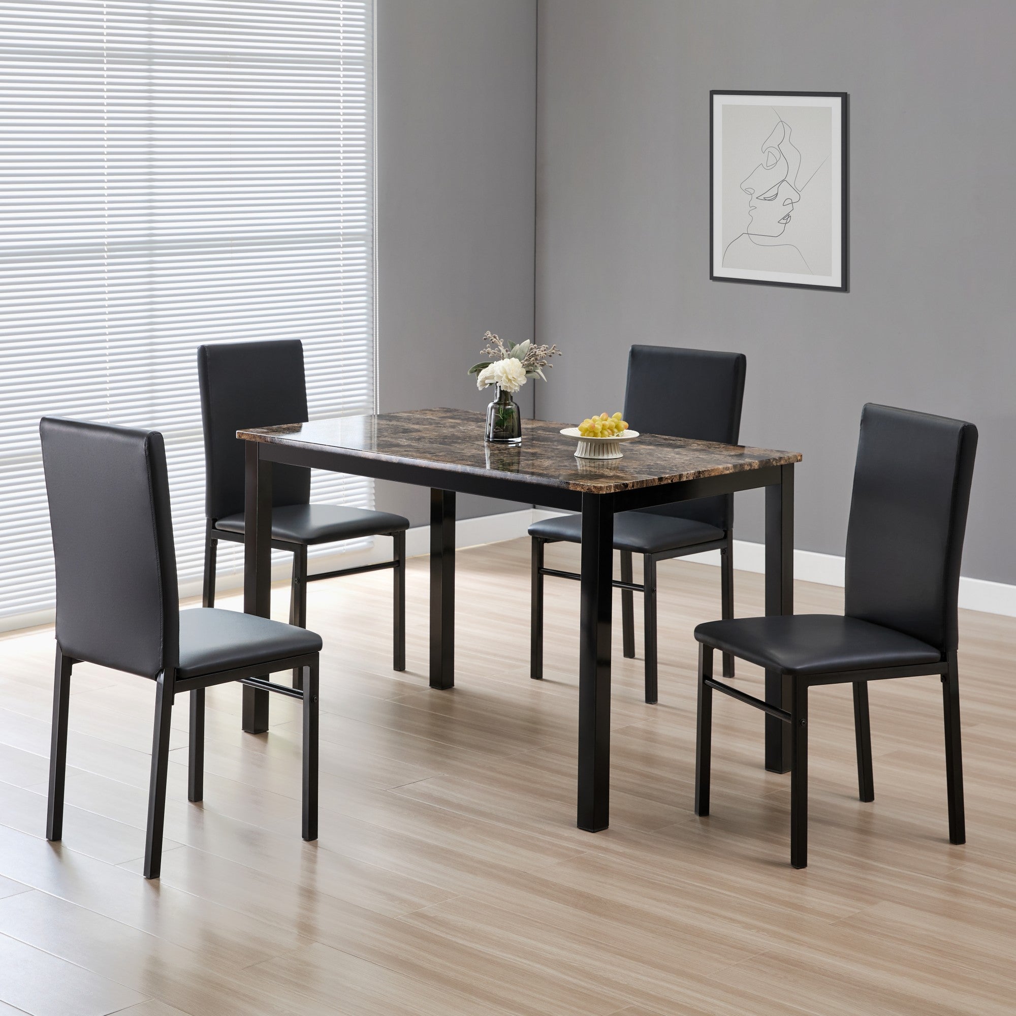 5 pcs dining set