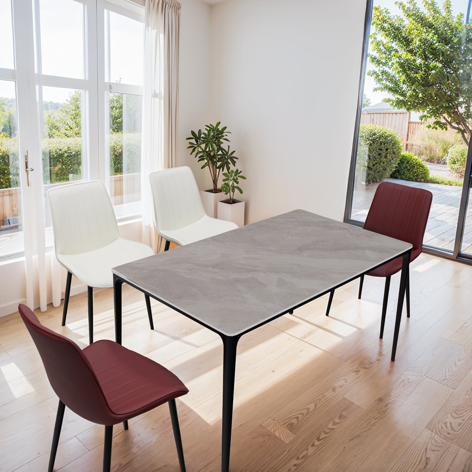 63 inch Marble Sintered Stone Dining Table