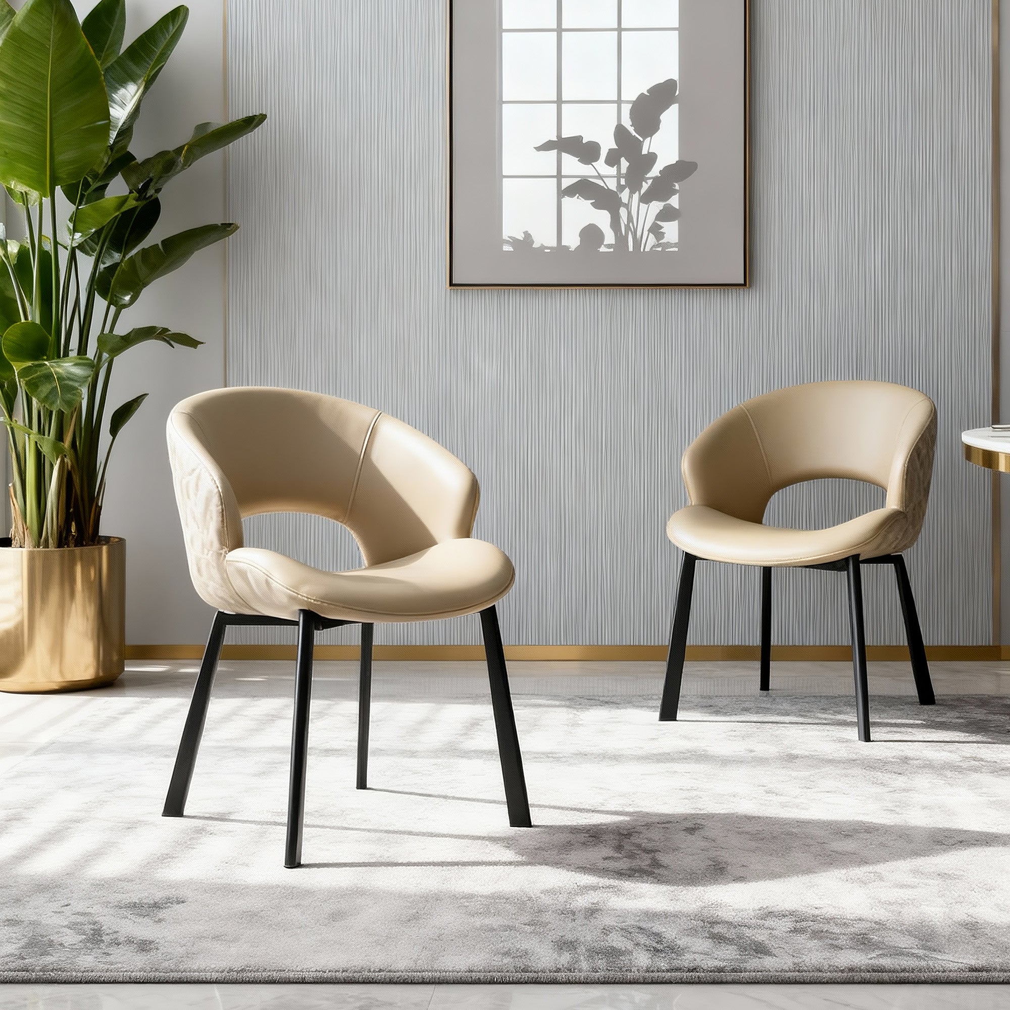 Dining chair (khaki)