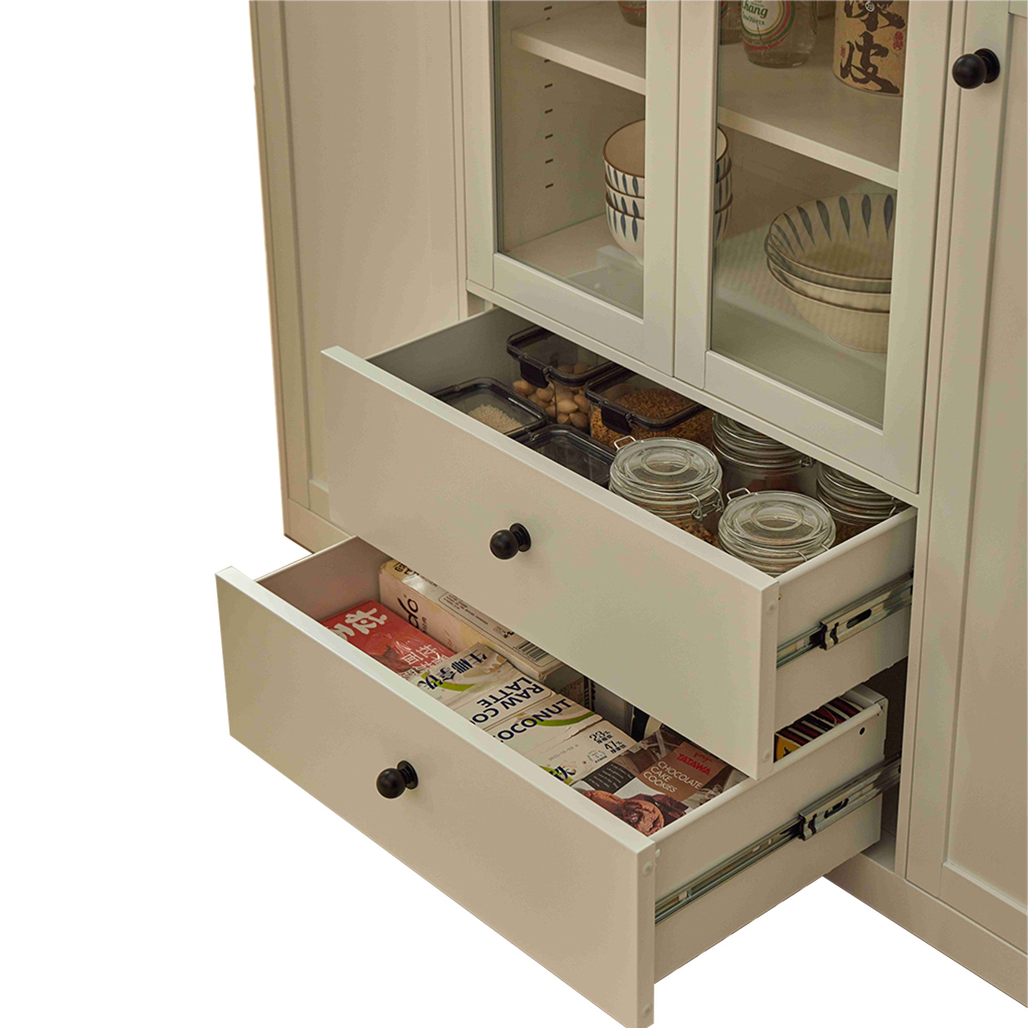 White Steel Sideboard cabinet