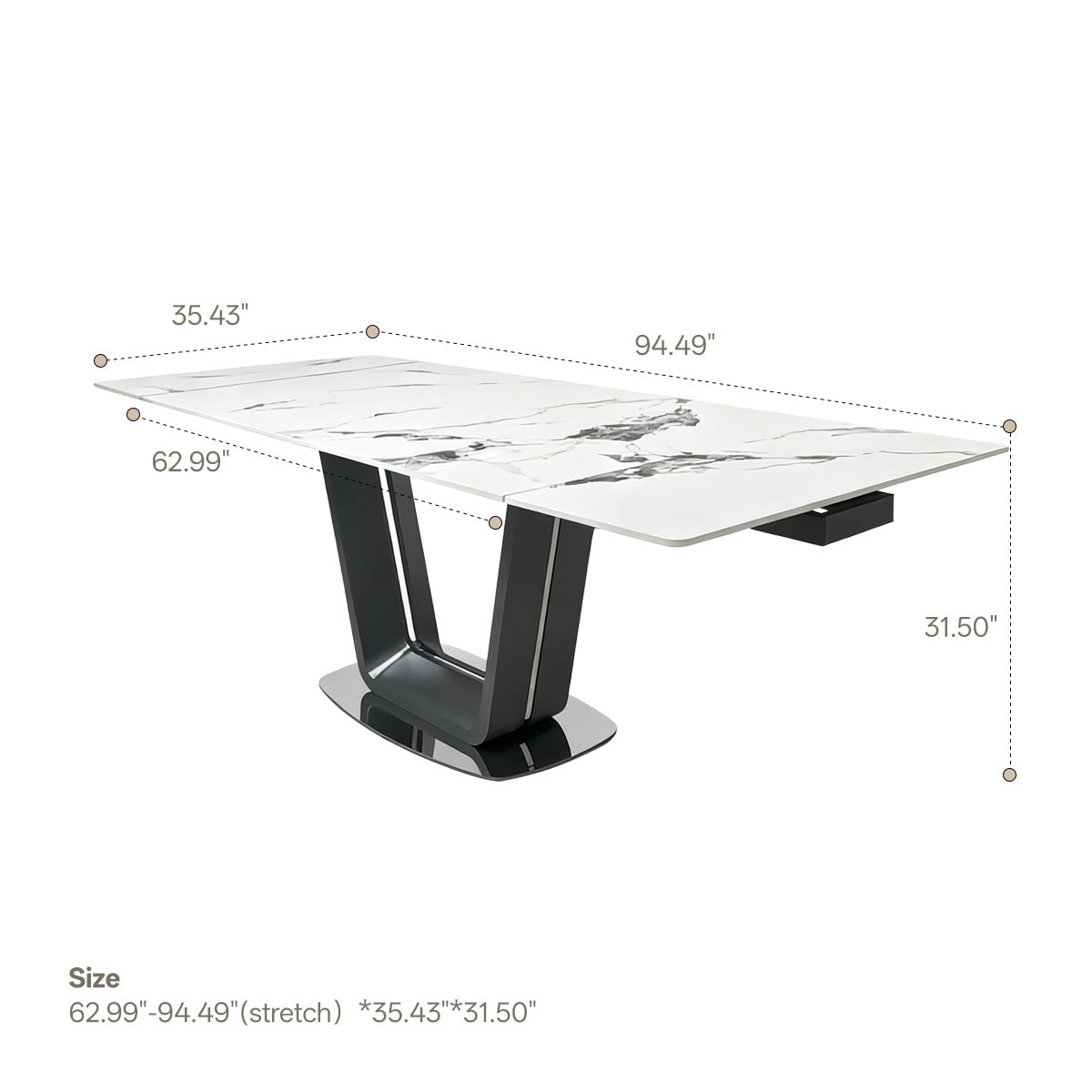Rock plate functional dining table（Patek Philippe）