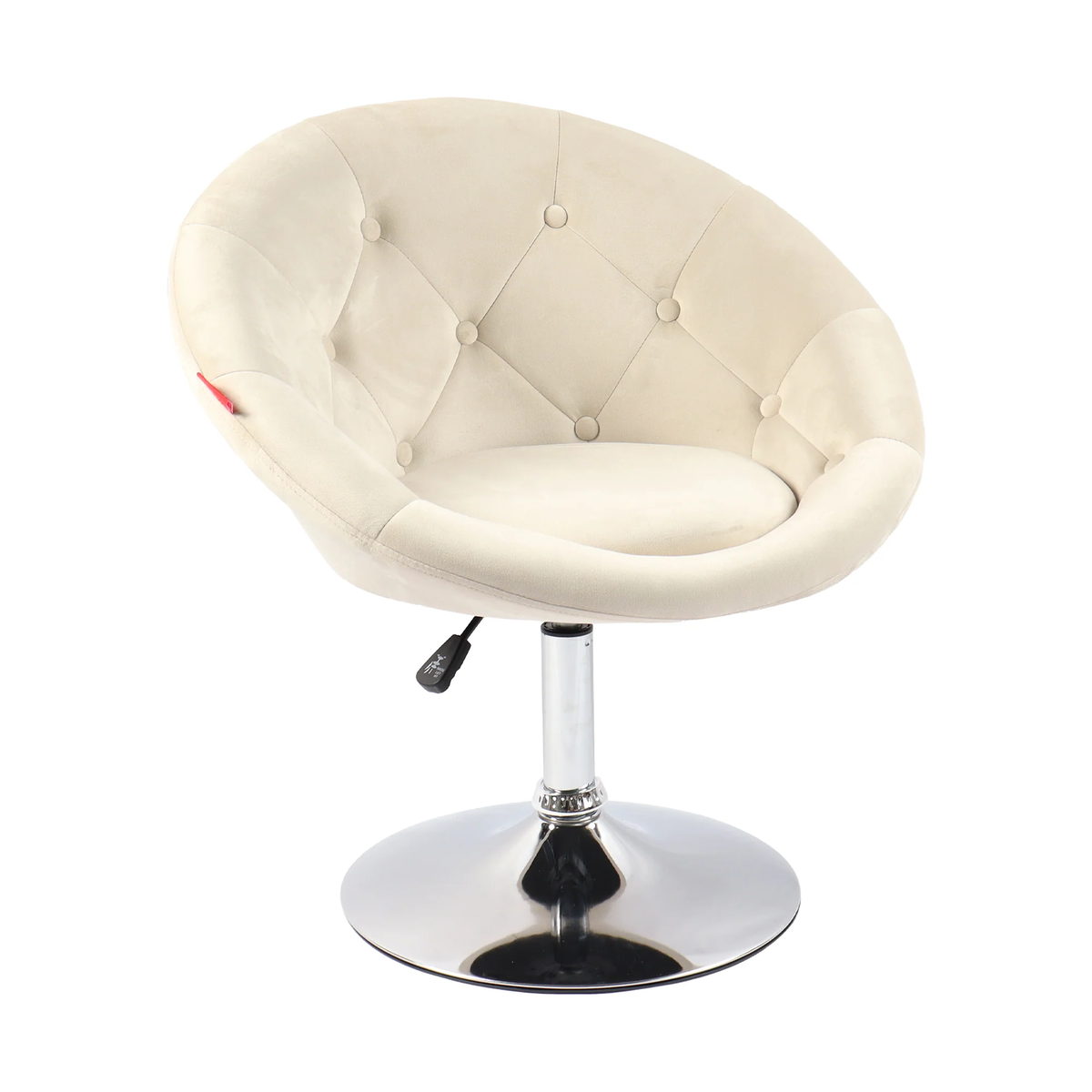 Bella Swivel Vanity Chair-White