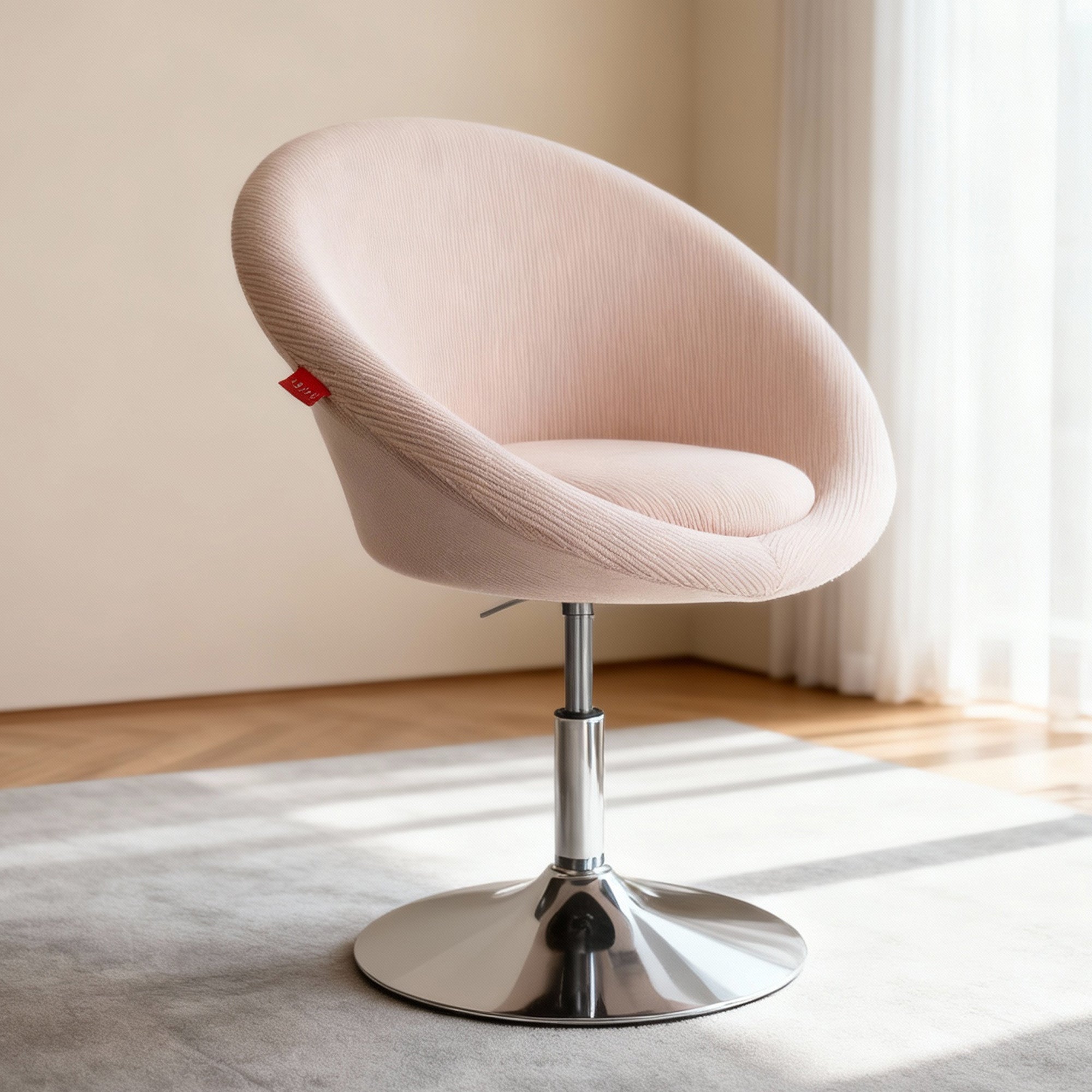 Bella Swivel Corduroy Vanity Chair-Pink
It is placed in the bedroom or living room,being both beautiful and practical.