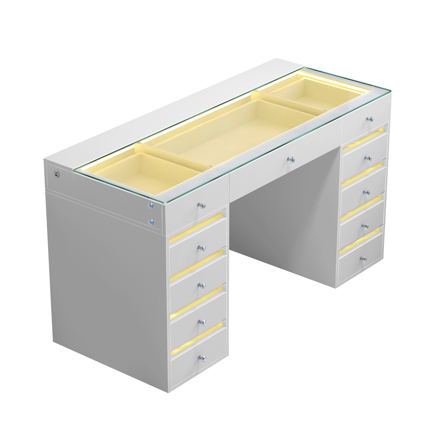 VANITII Fenair Vanity Desk with RGB light