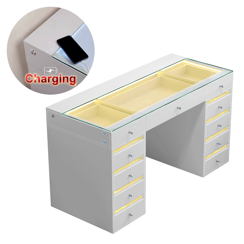 VANITII Fenair Vanity Desk with RGB light