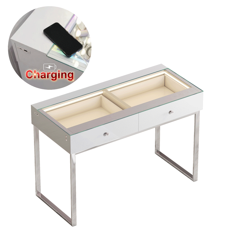 VANITII Alice RGB Vanity Desk Pro - 2 Storage Drawers