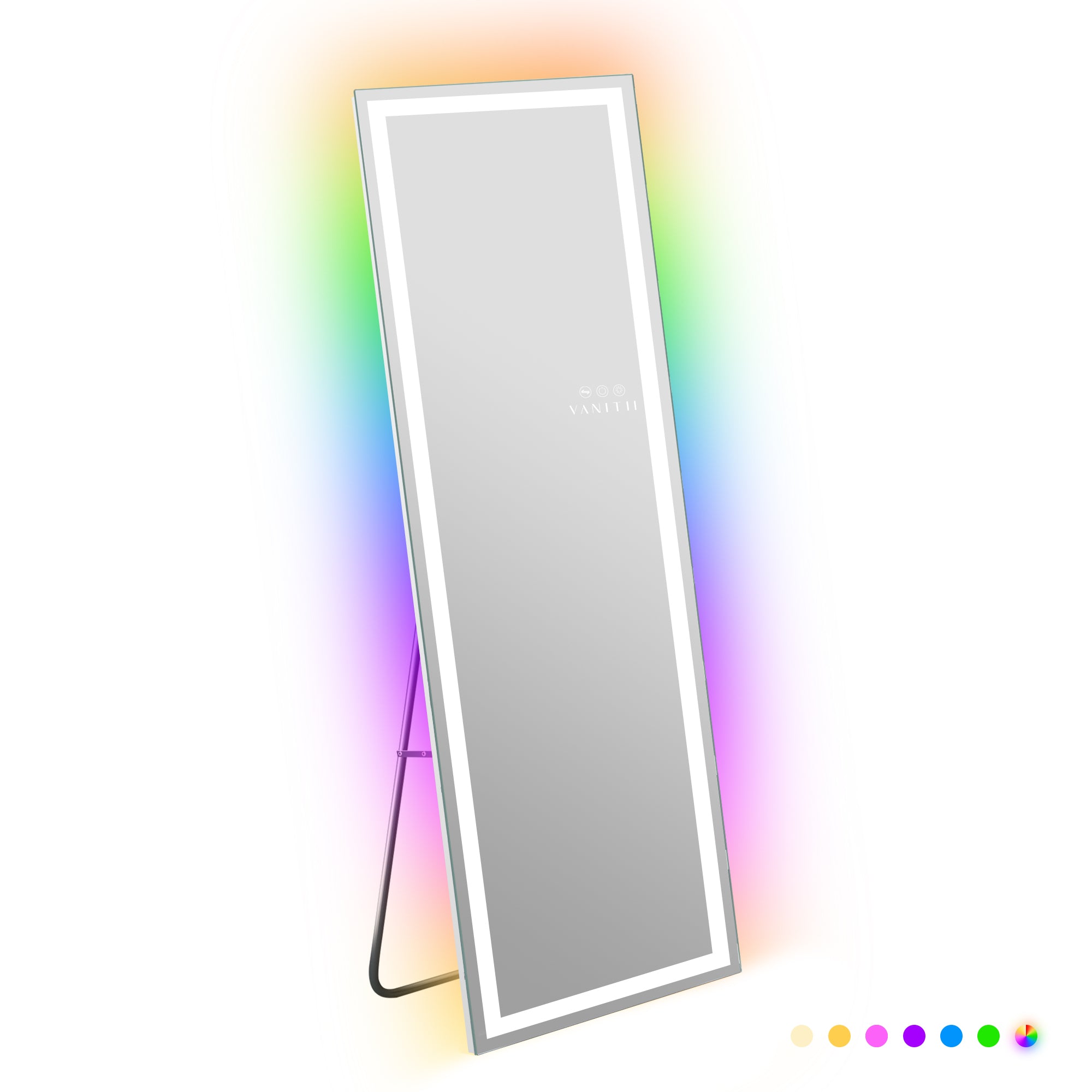 VANITII Luxury Full Length Hollywood Vanity Mirror with Led Light Strip