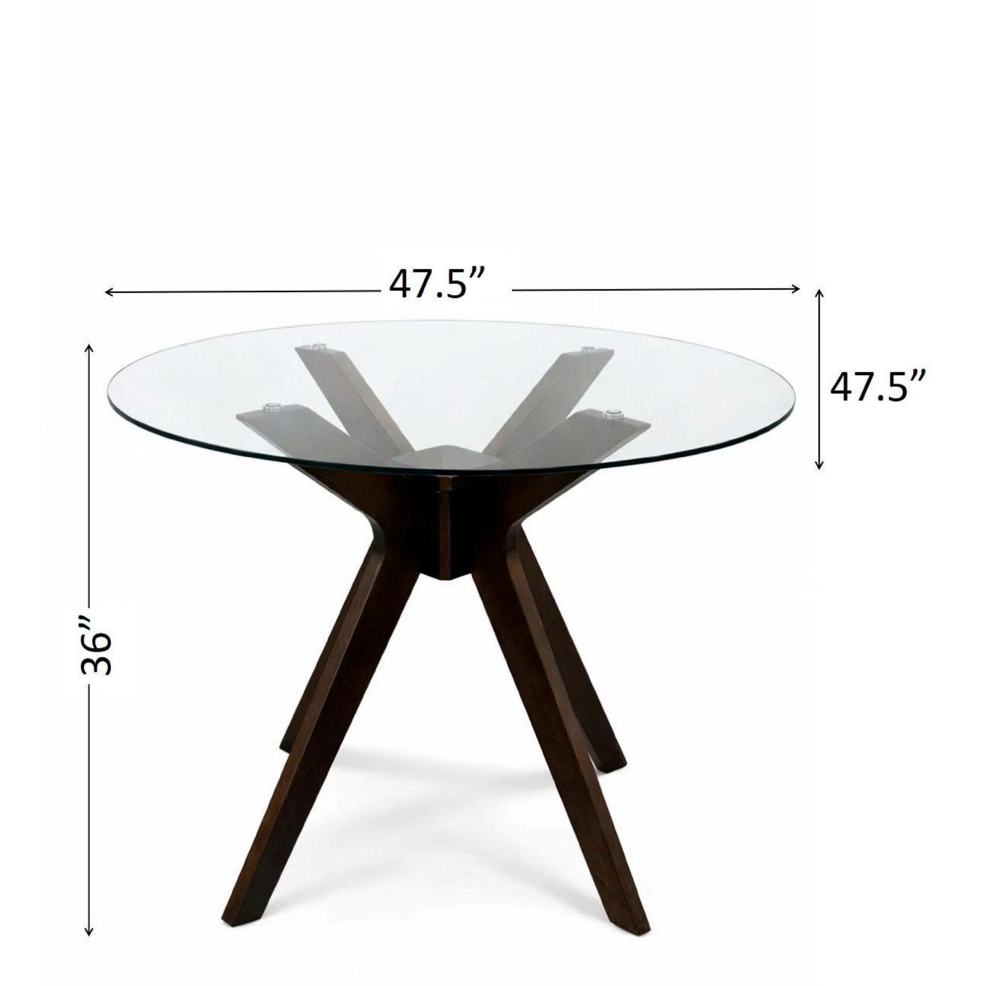 GLASS TOP COUNTER TABLE