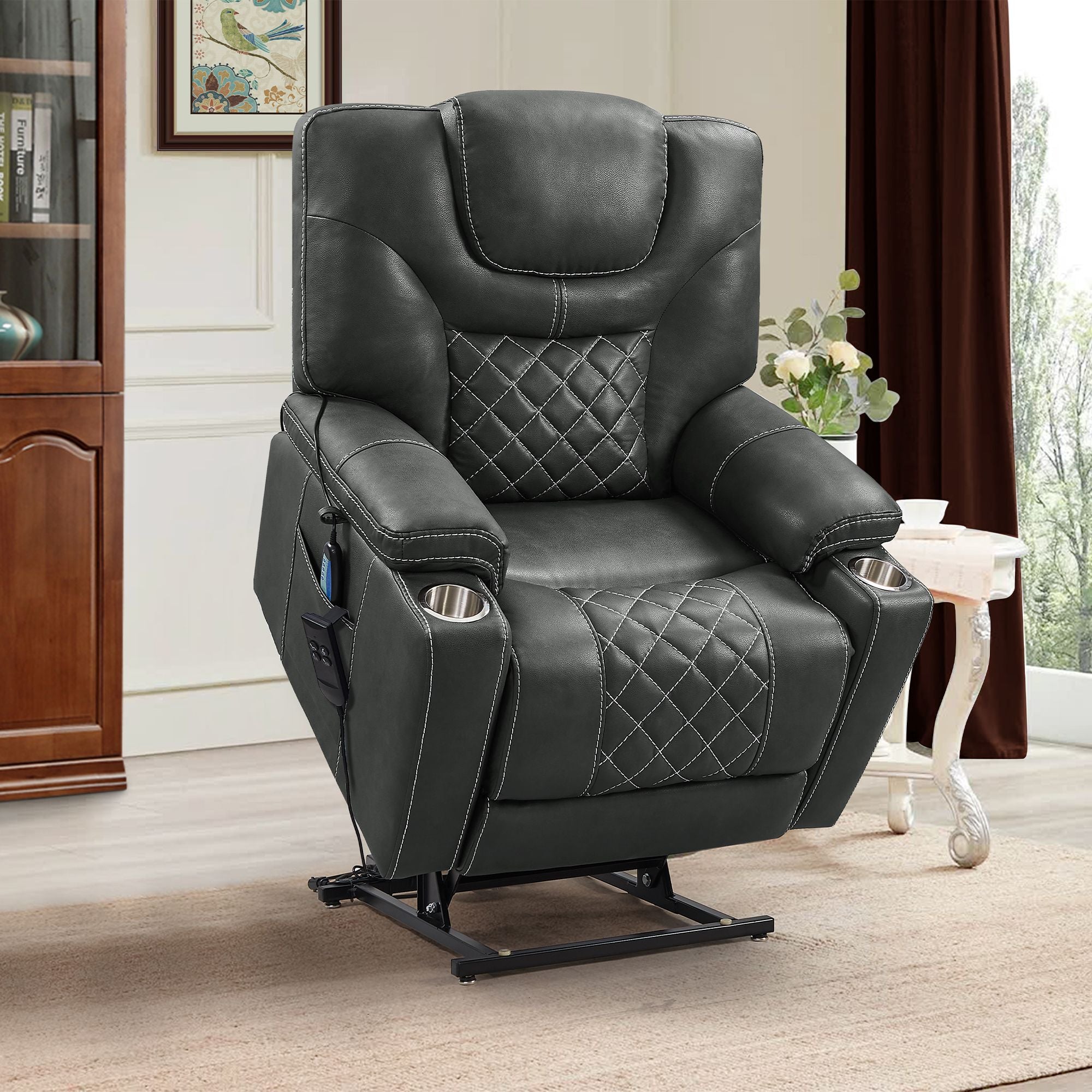 Massage Lift Chair Grey