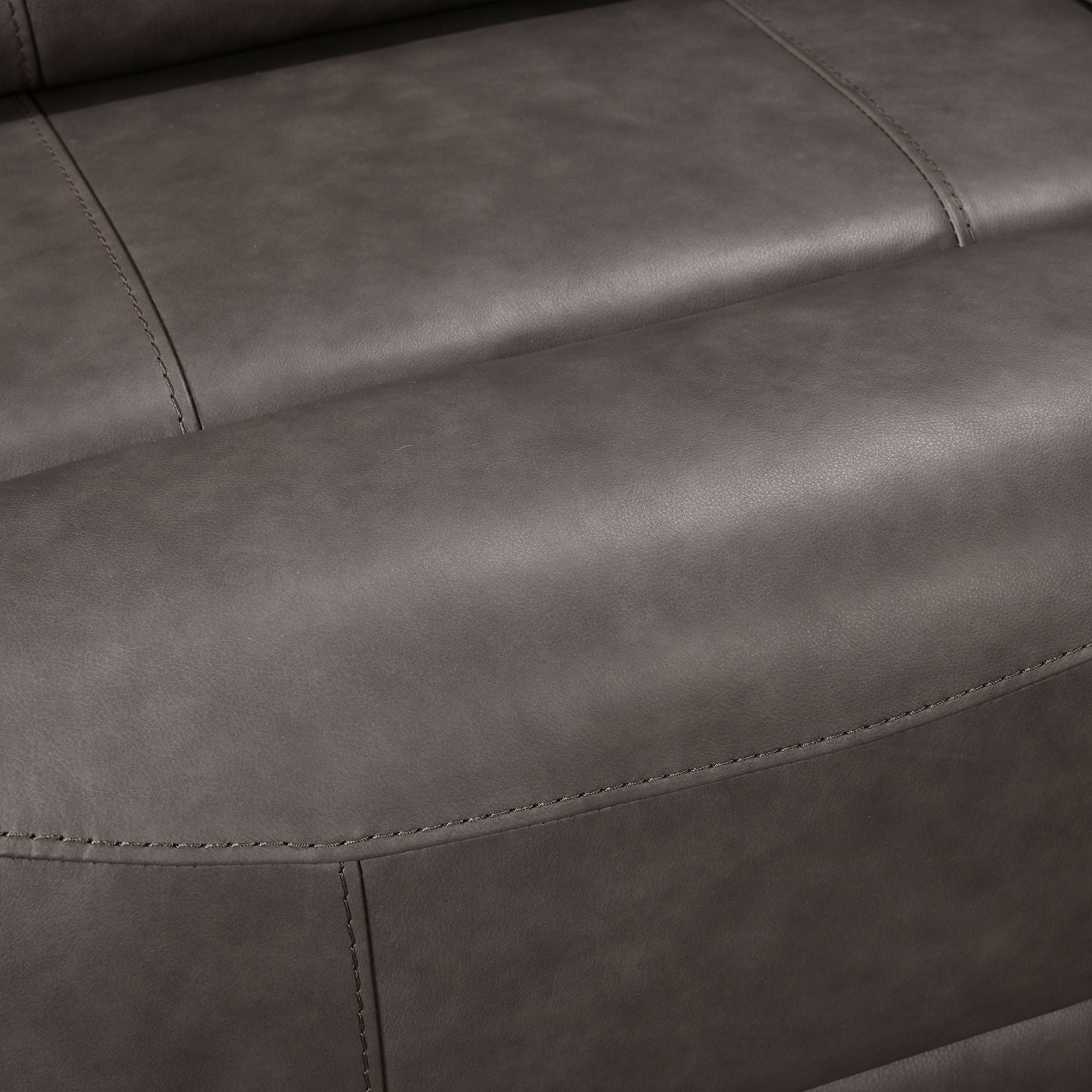 Power Recliner Geunine Leather Sectional MC2490