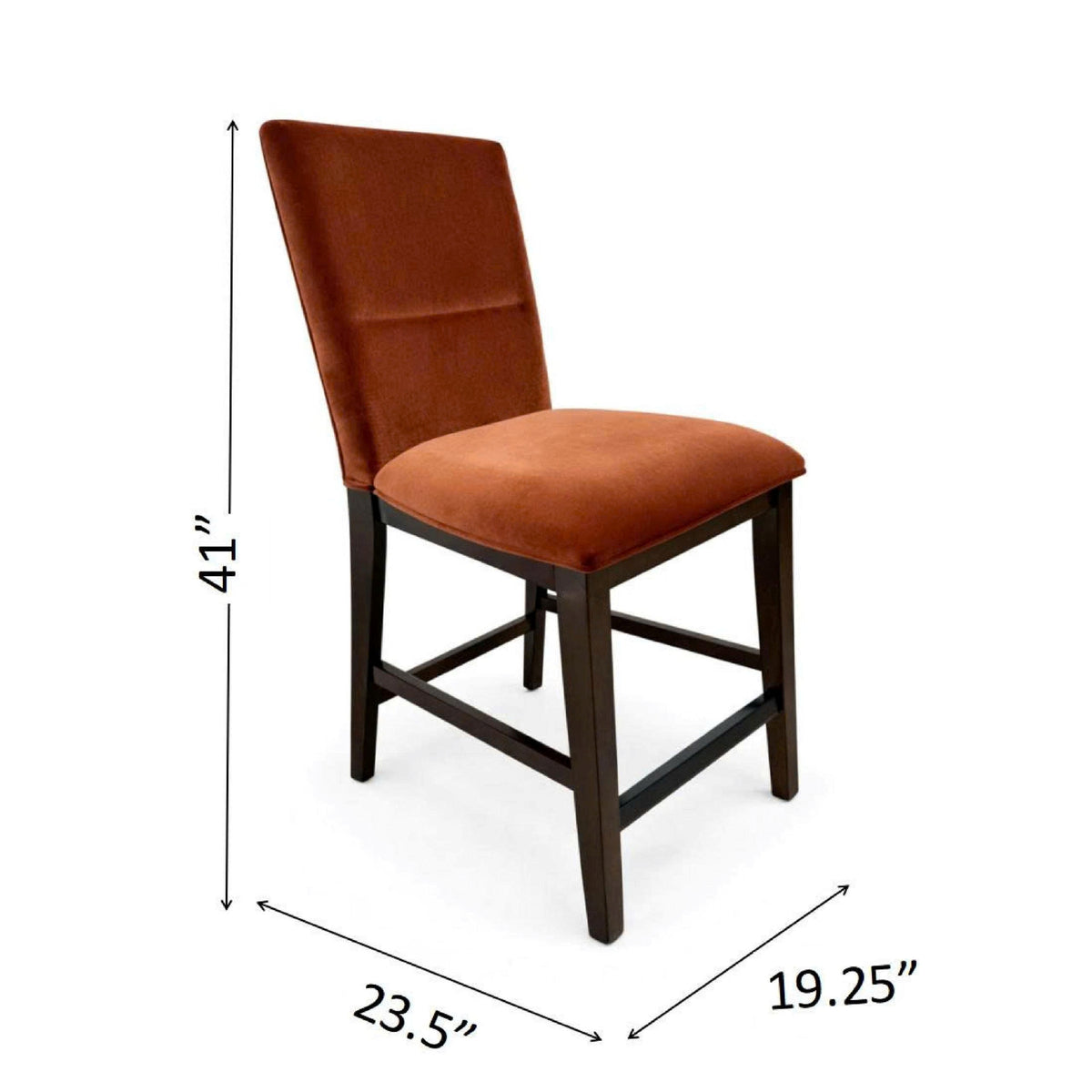 COUNTER CHAIR ( VELVET) 2506CC-2pcs/CTN