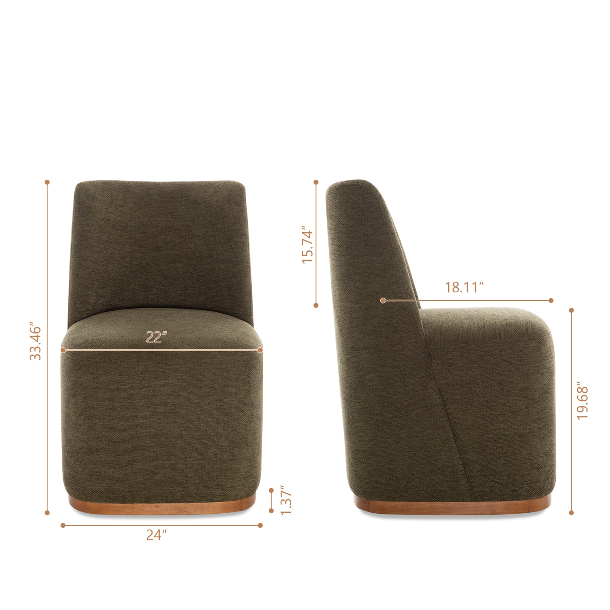 Rolling Dining Chair