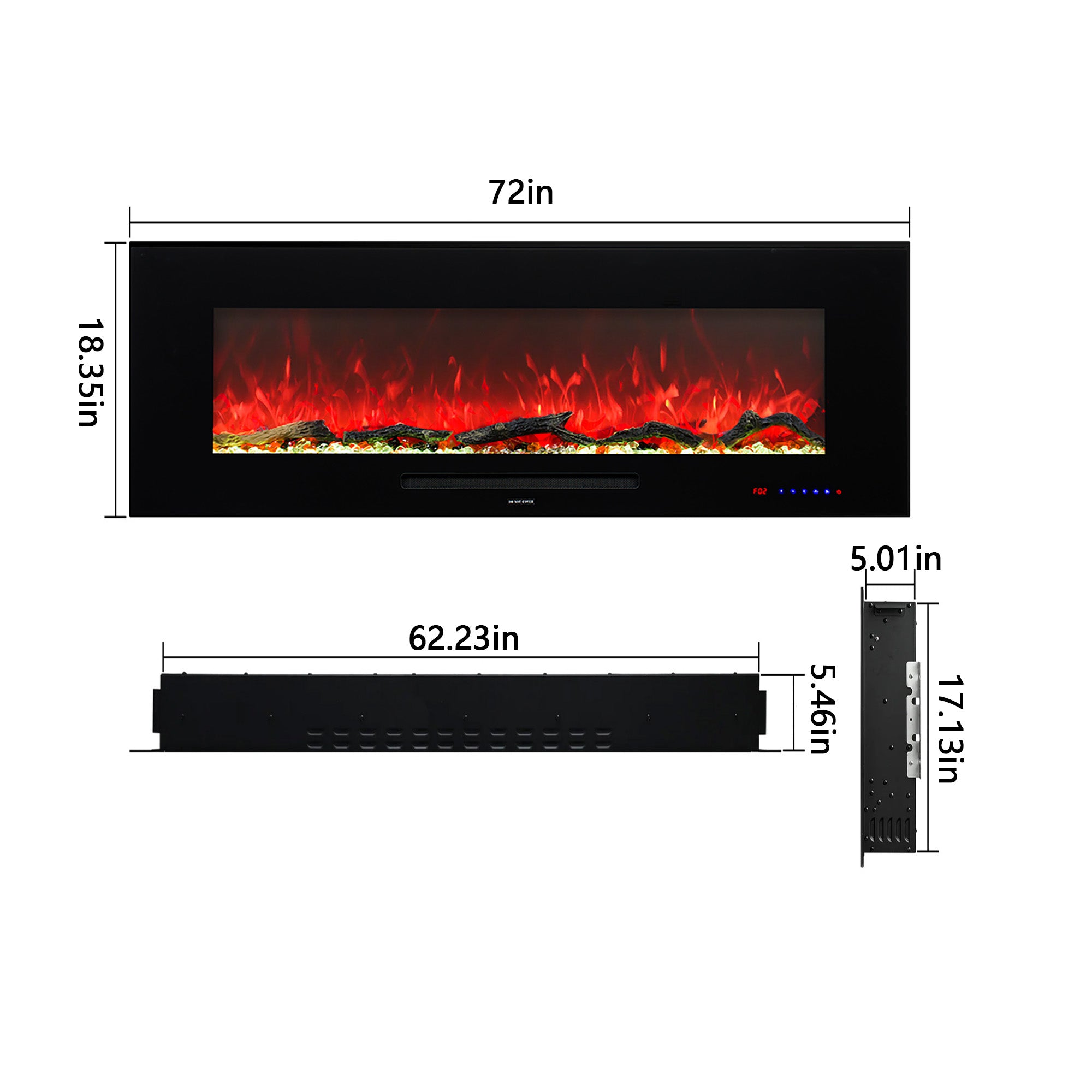Electric Fireplace WM72DR