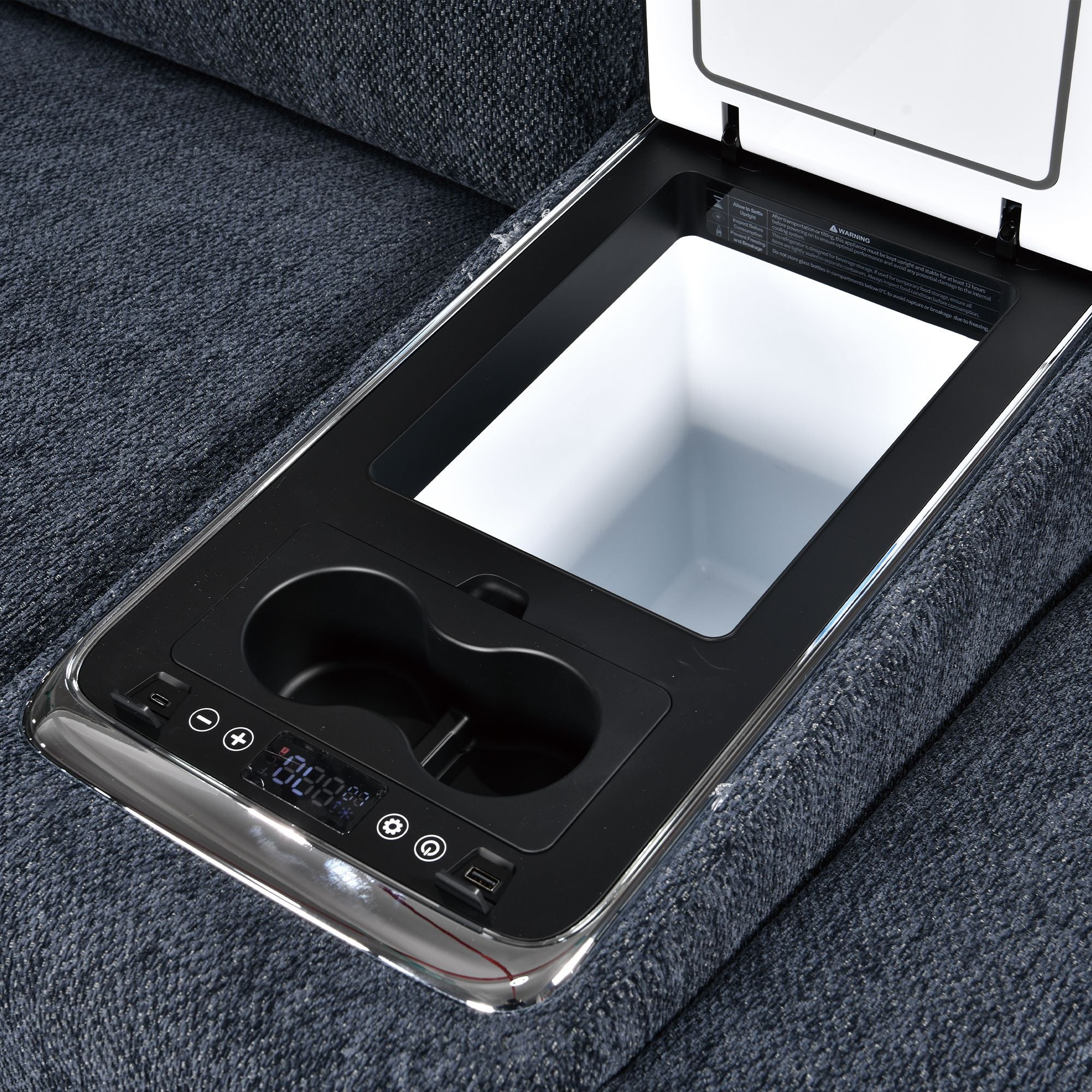 Power Recliner Fabric Sectional MC3028 Blue