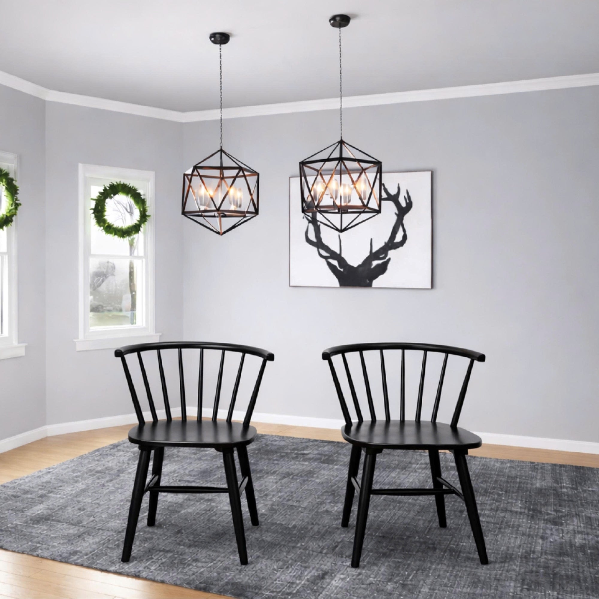 SIDE CHAIR (BLACK)-2pcs/CTN