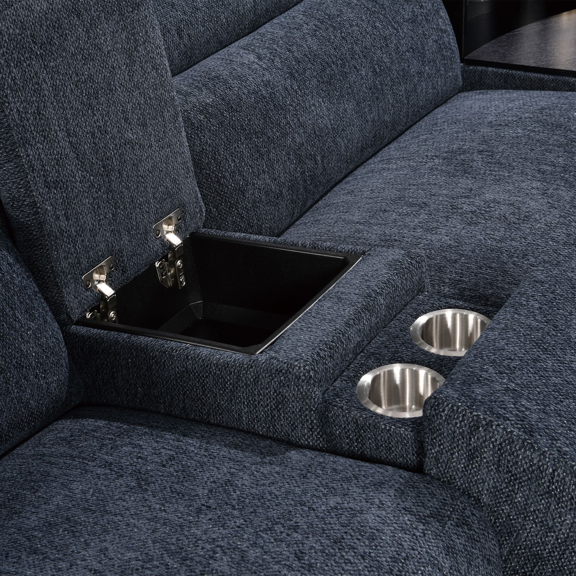 Power Recliner Fabric Sectional MC3028 Blue