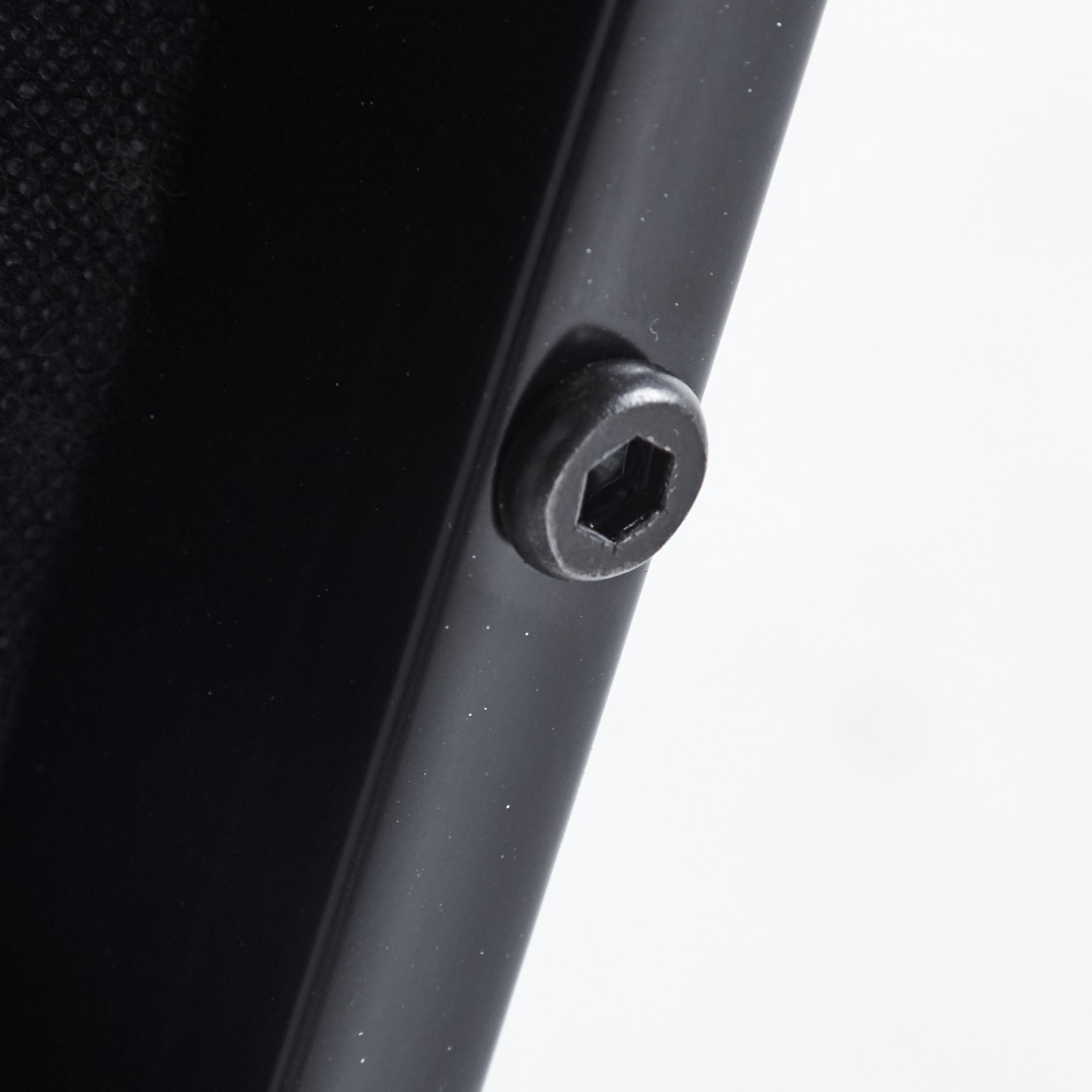 Black Quilted High-Back Dining Chairs  - Black Legs